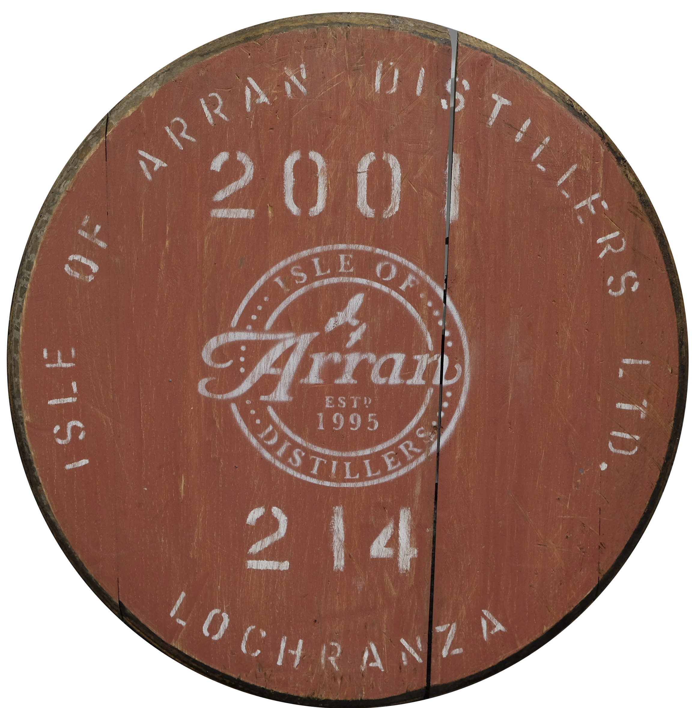 Arran Branded Cask End