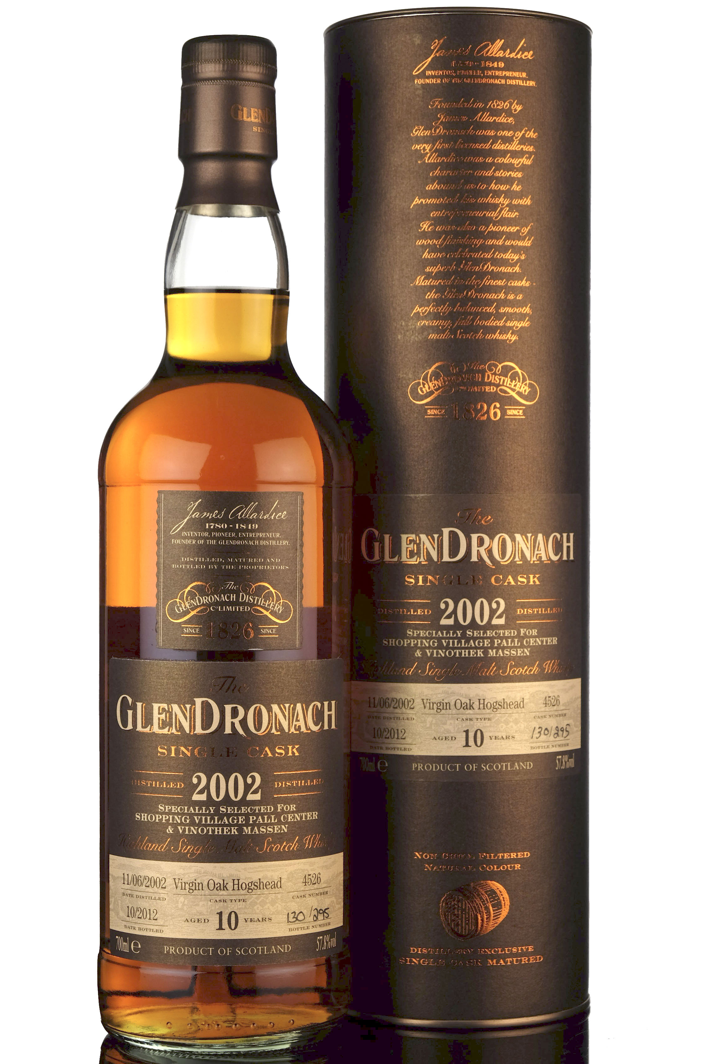 Glendronach 2002 - 2012 10 Single Cask 4526