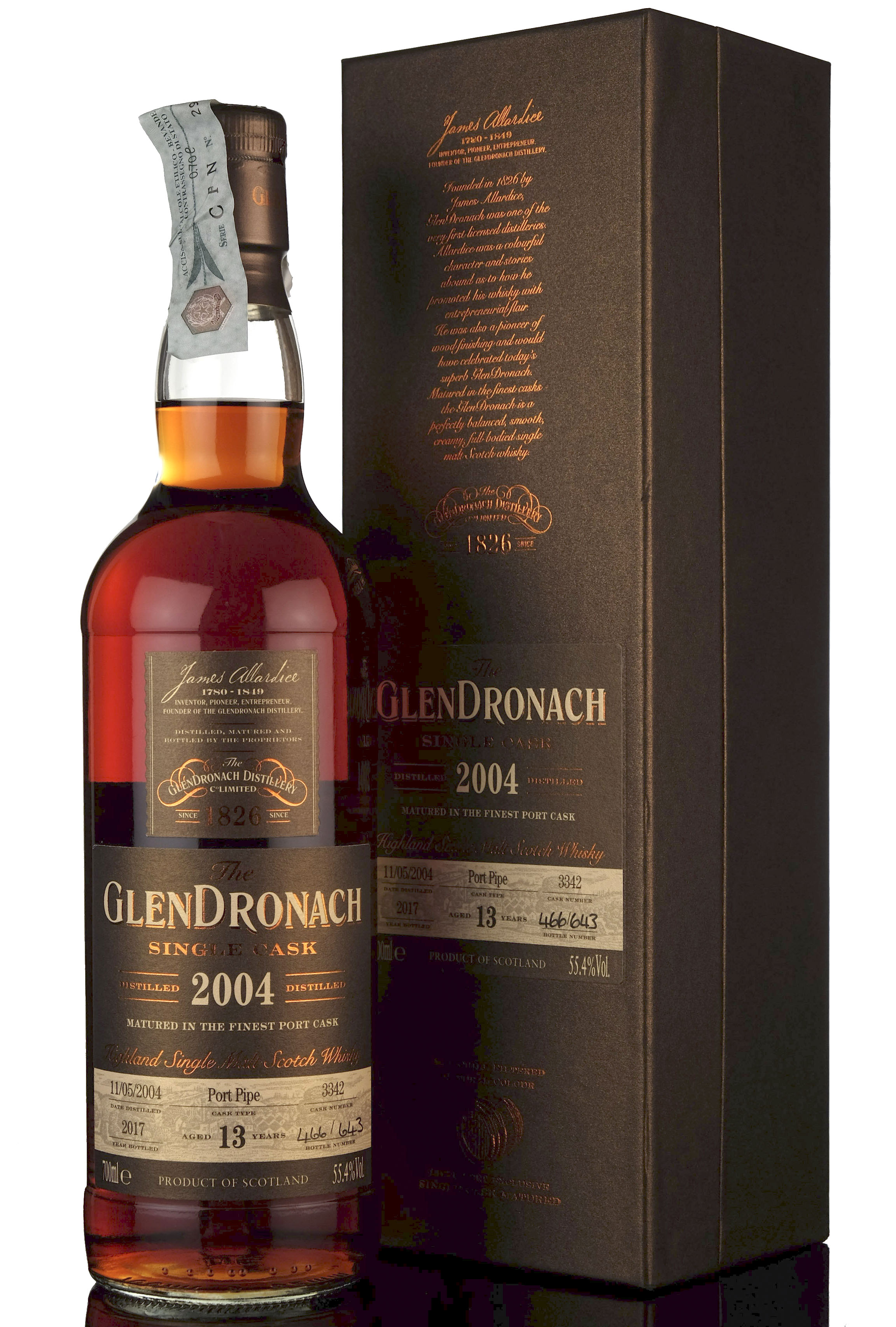 Glendronach 2004 - 2017 13 Single Cask 3342 Batch 16