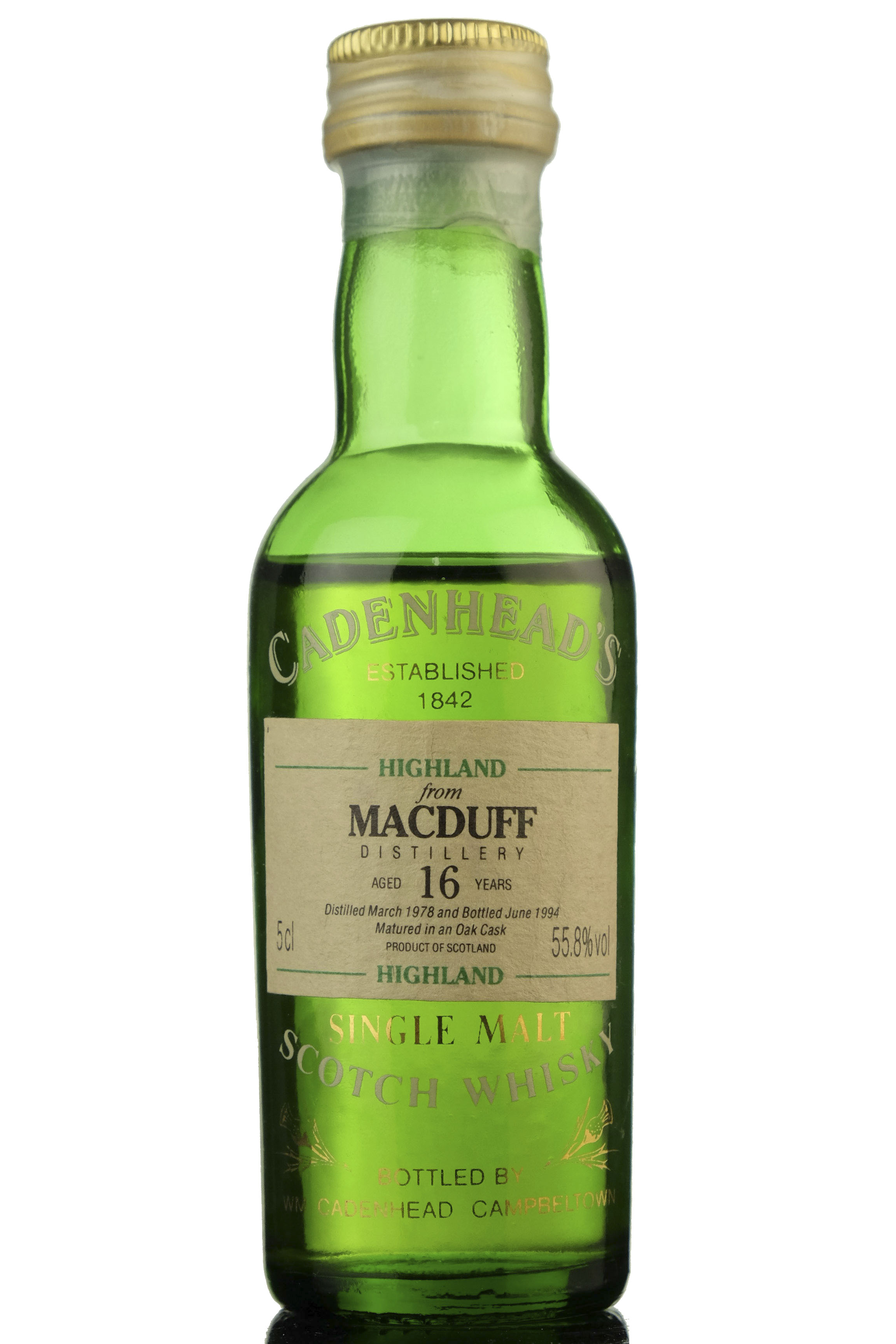 Macduff 1978-1994 - 16 Year Old - Cadenheads Miniature