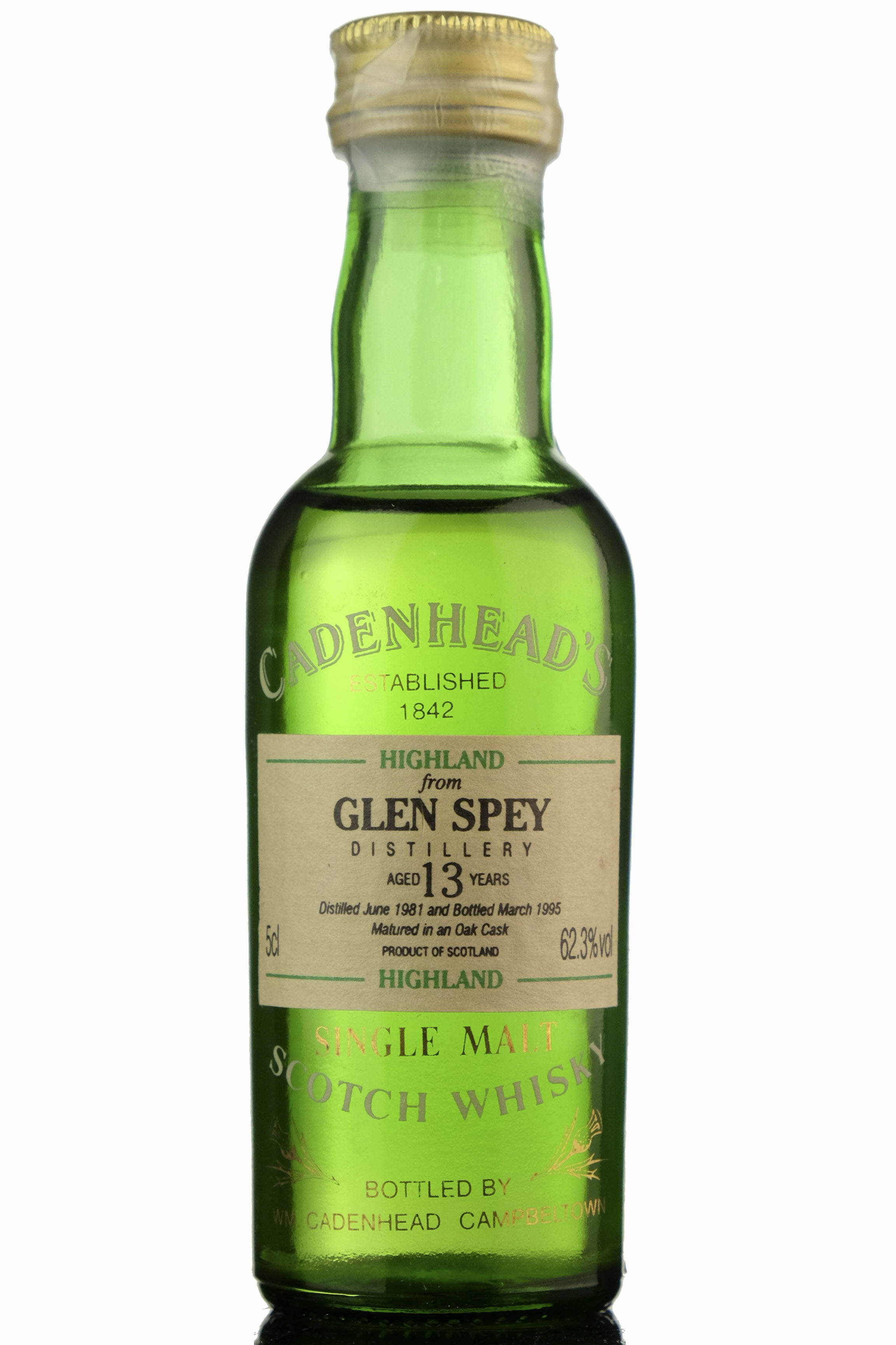 Glen Spey 1981-1995 - 13 Year Old - Cadenheads Miniature