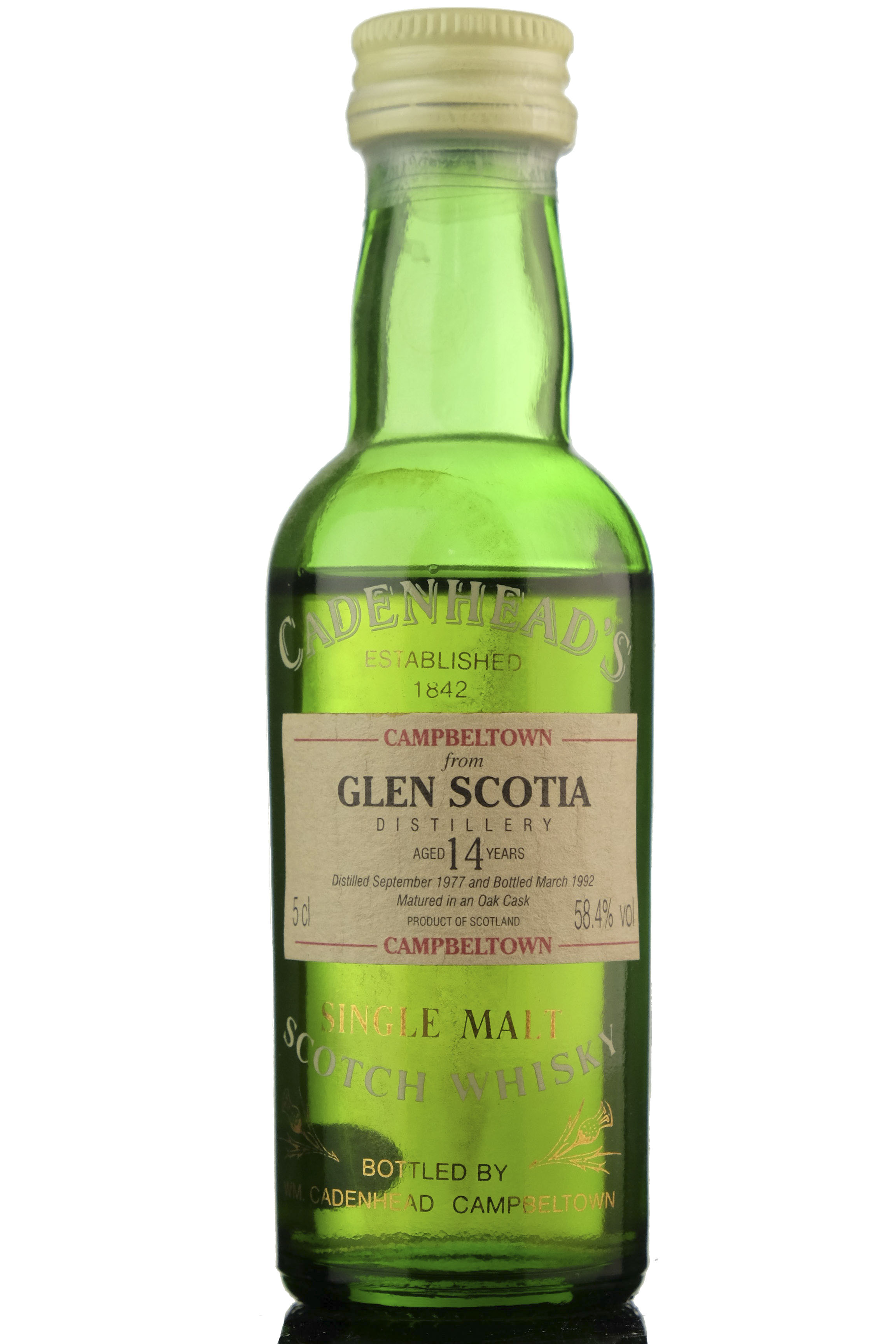 Glen Scotia 1977-1992 - 14 Year Old - Cadenheads Miniature