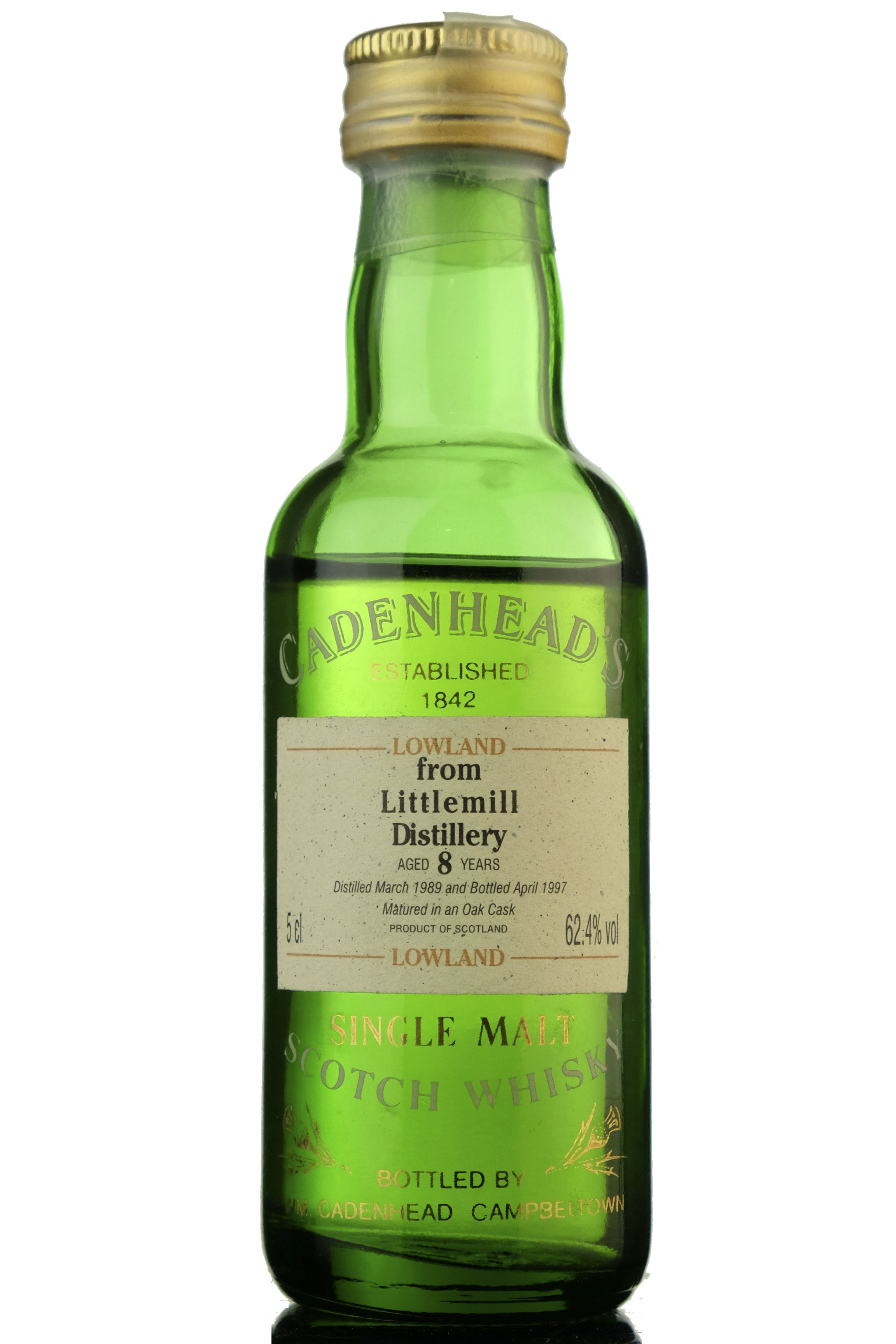 Littlemill 1989-1997 - 8 Year Old - Cadenheads Miniature