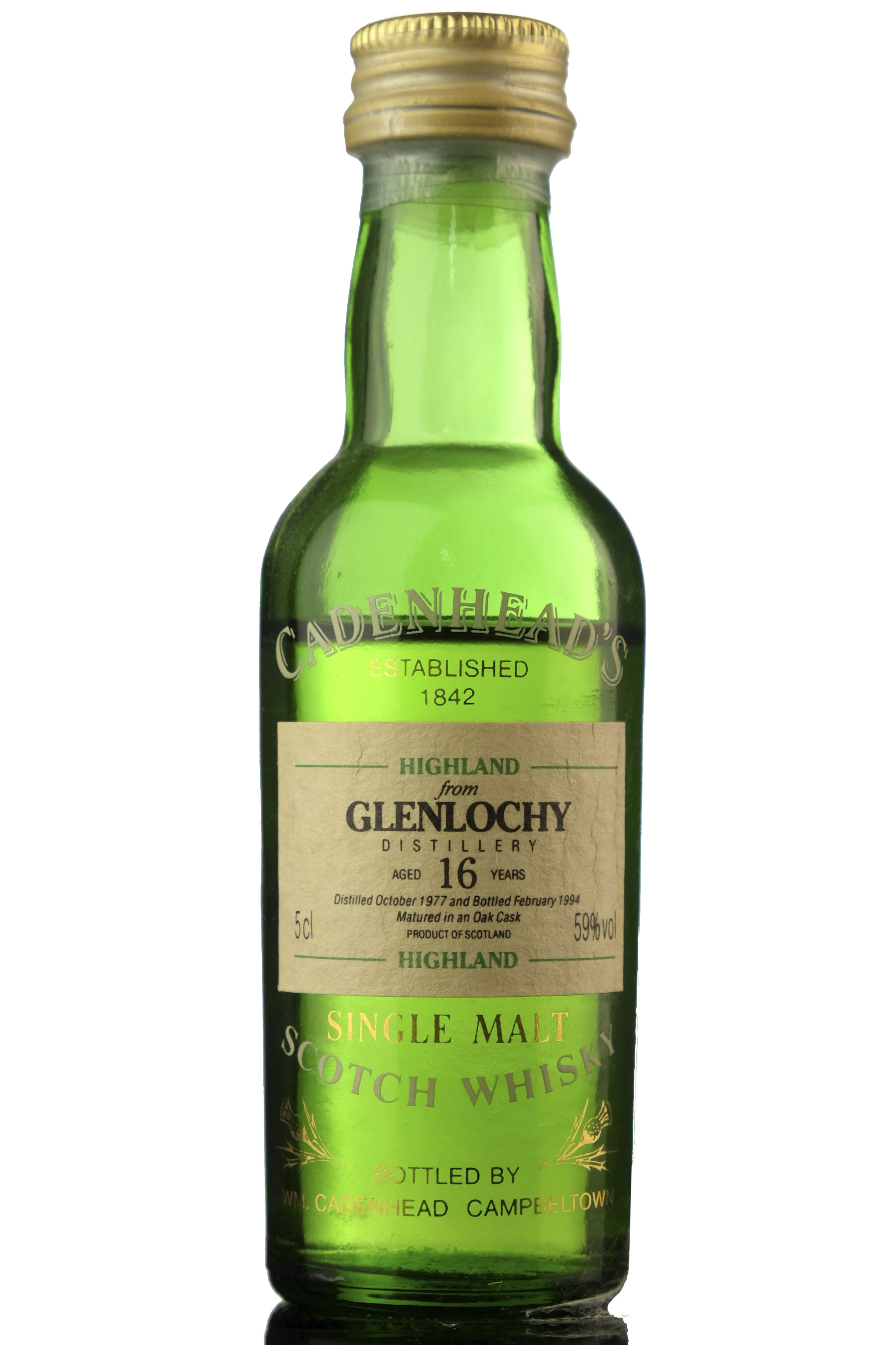Glenlochy 1977-1994 - 16 Year Old - Cadenhead Miniature