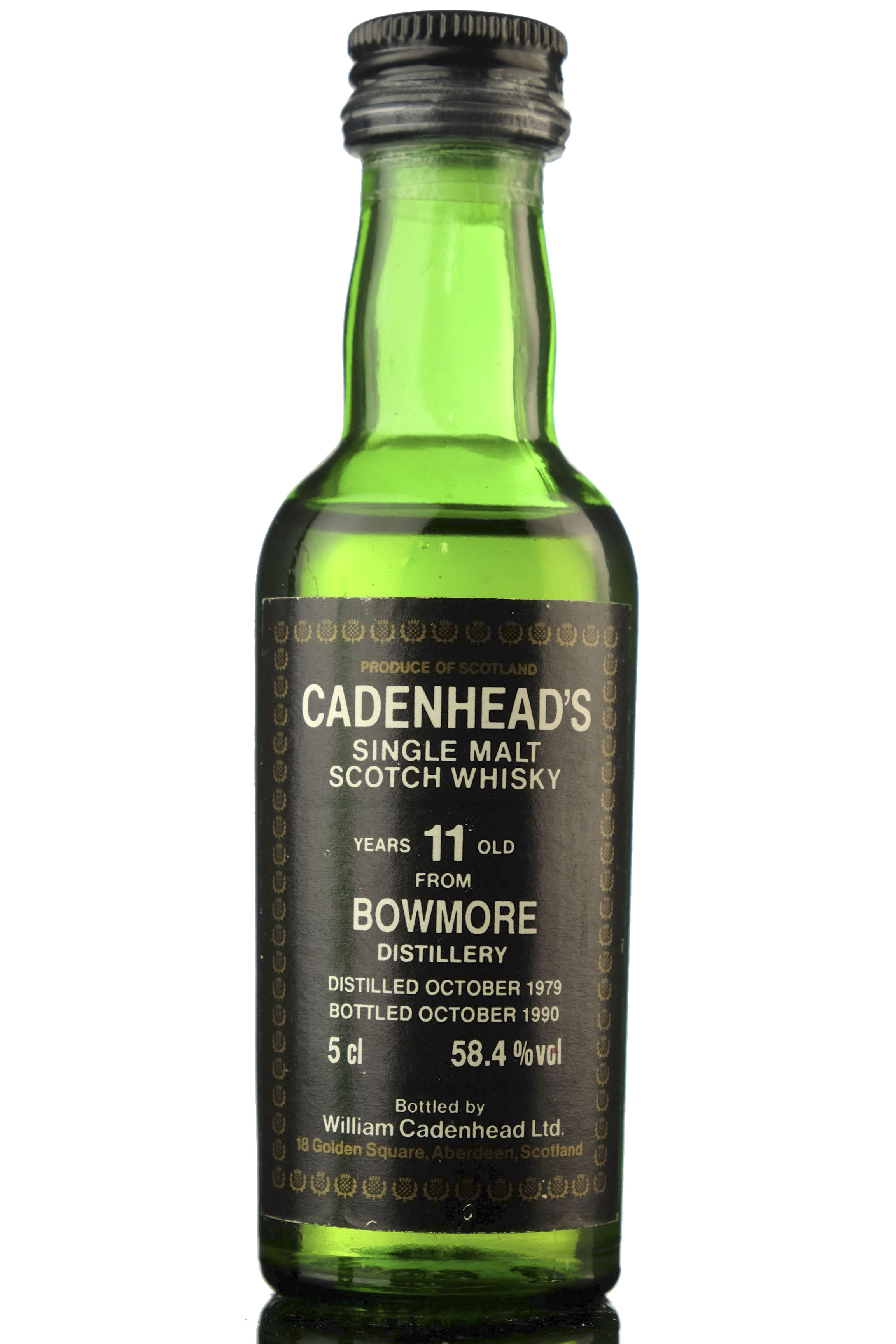 Bowmore 1979-1990 - 11 Year Old - Cadenhead Miniature
