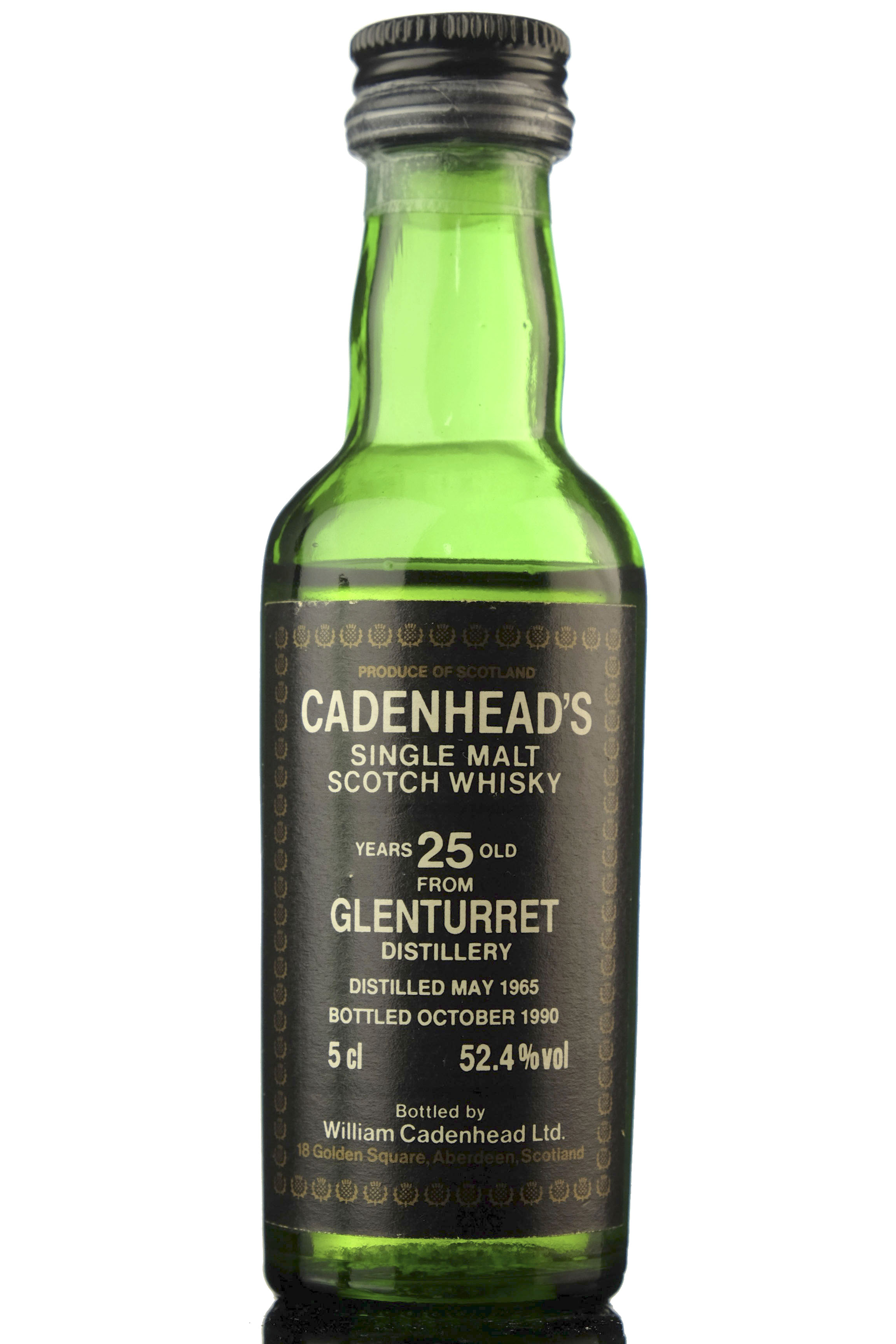 Glenturret 1965-1990 - 25 Year Old - Cadenheads Miniature