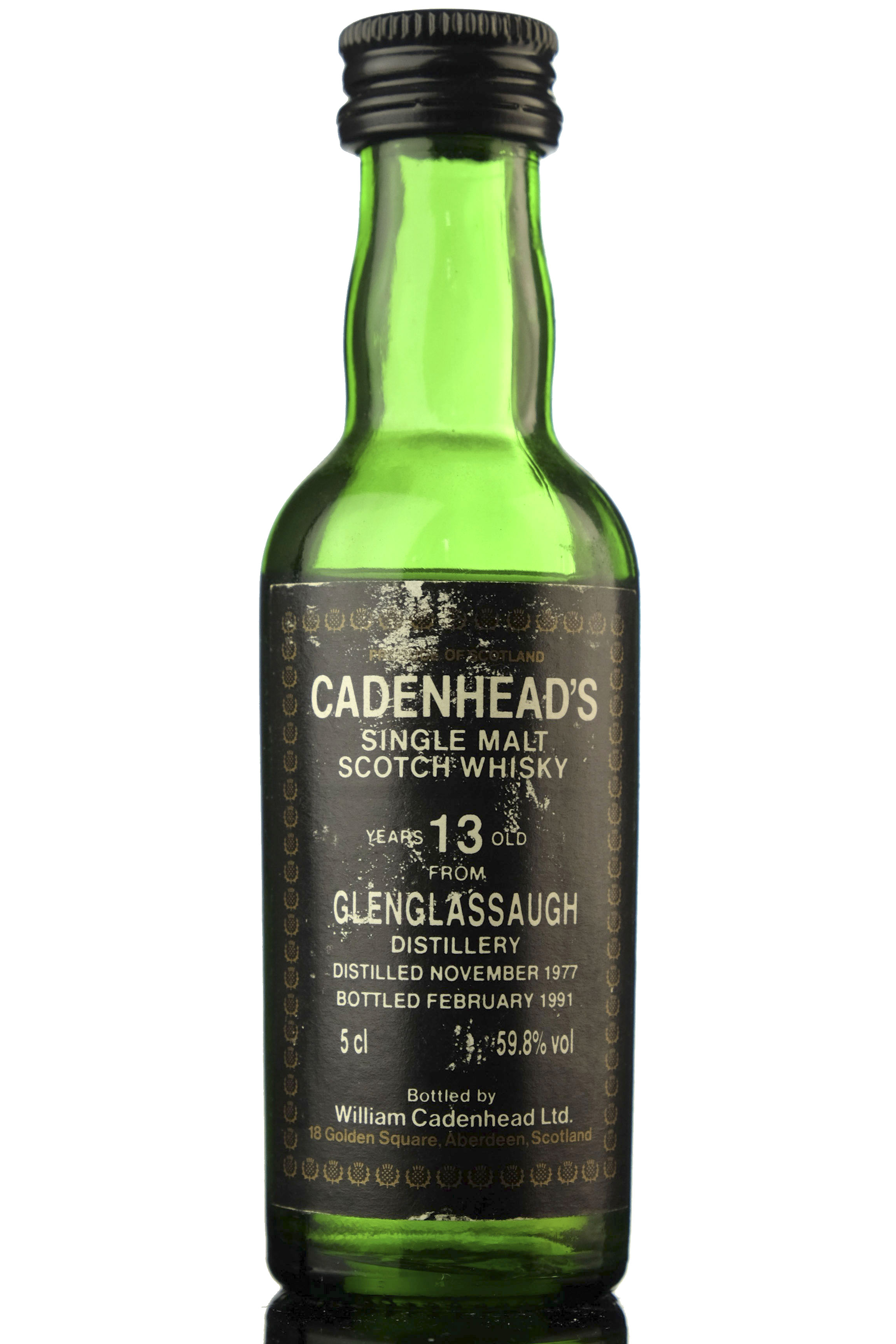 Glenglassaugh 1977-1991 - 13 Year Old - Cadenheads - Miniature