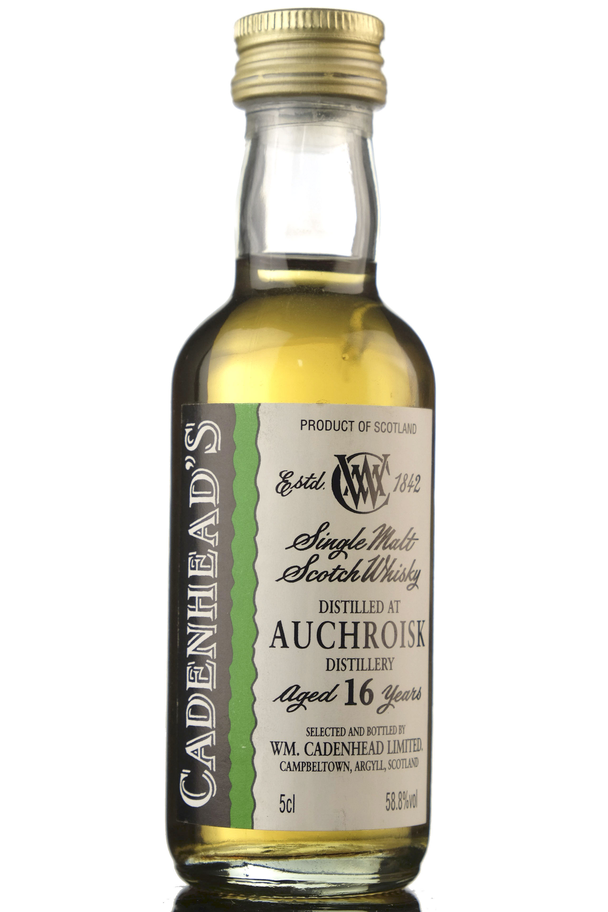 Auchroisk 16 Year Old - Cadenheads Miniature