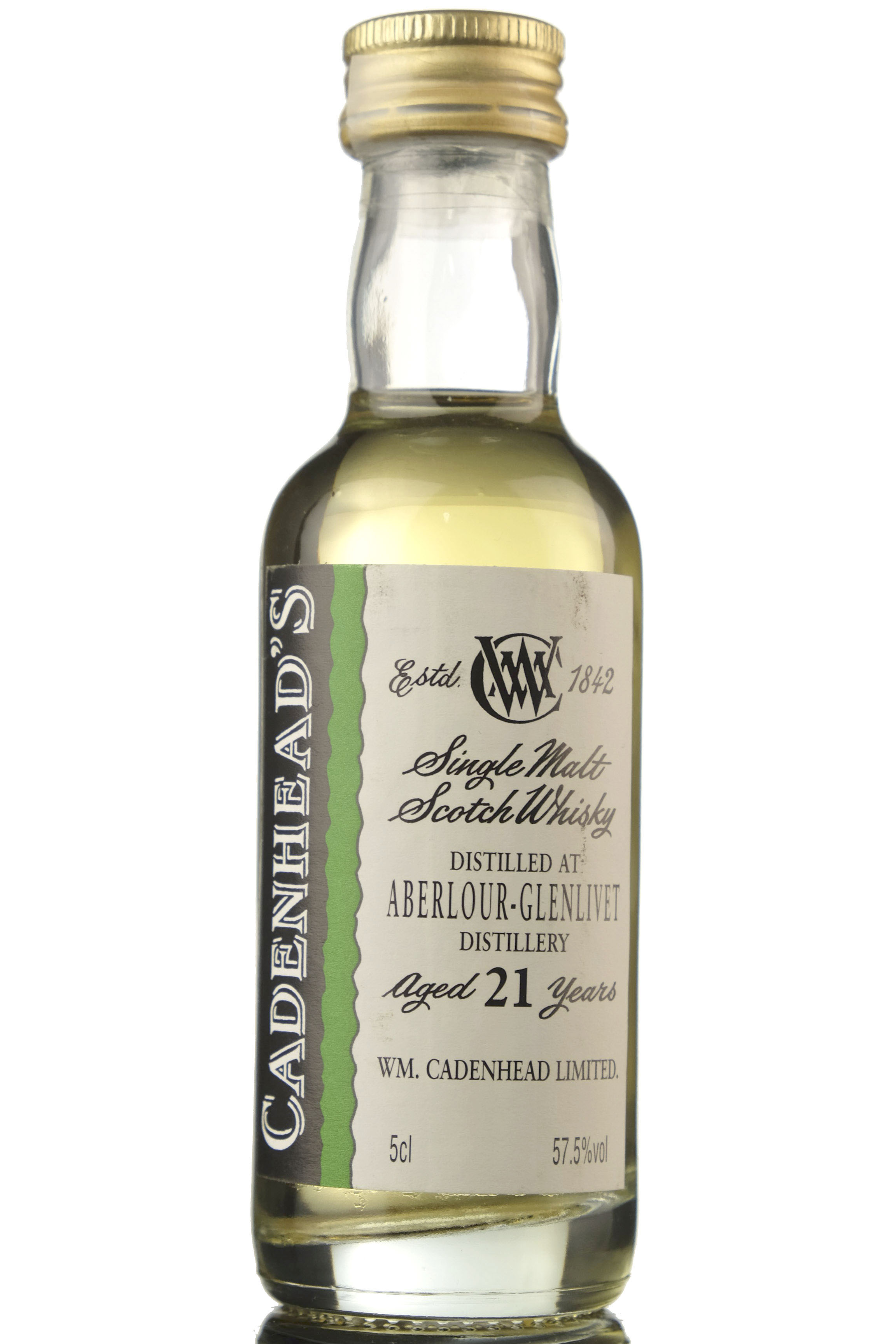 Aberlour-Glenlivet 21 Year Old - Cadenheads Miniature