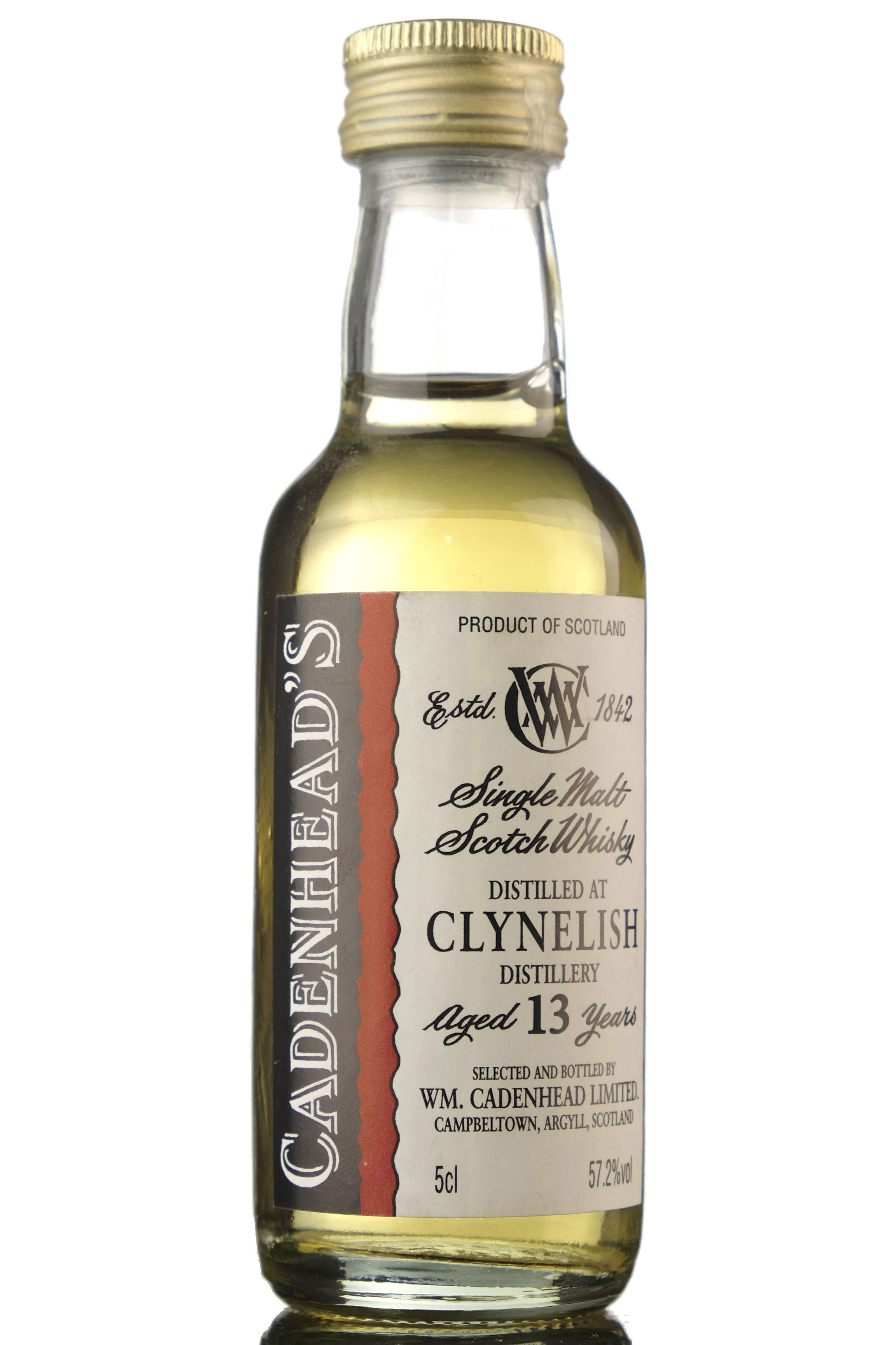 Clynelish 13 Year Old - Cadenheads Miniature