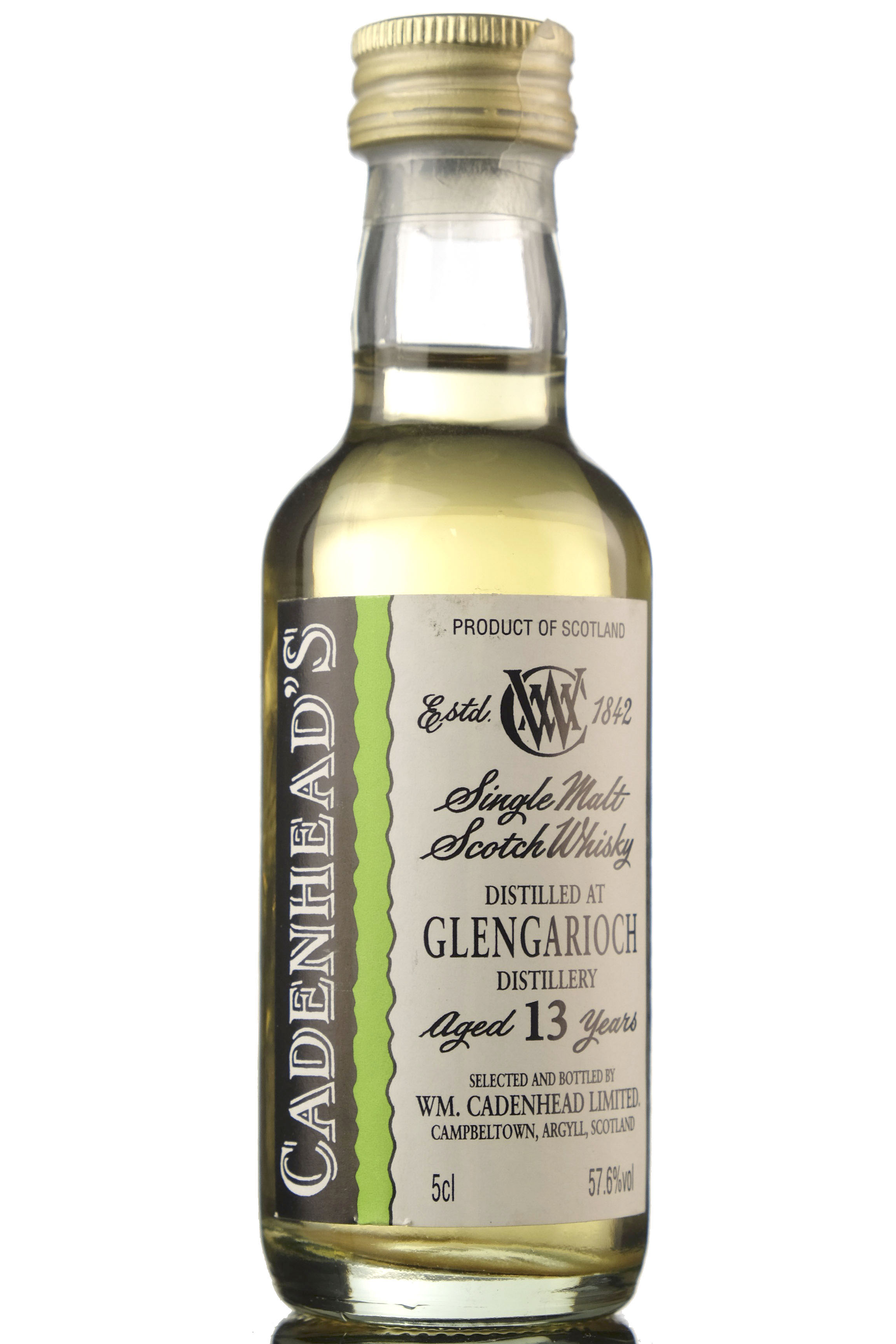 Glen Garioch 13 Year Old - Cadenheads Miniature