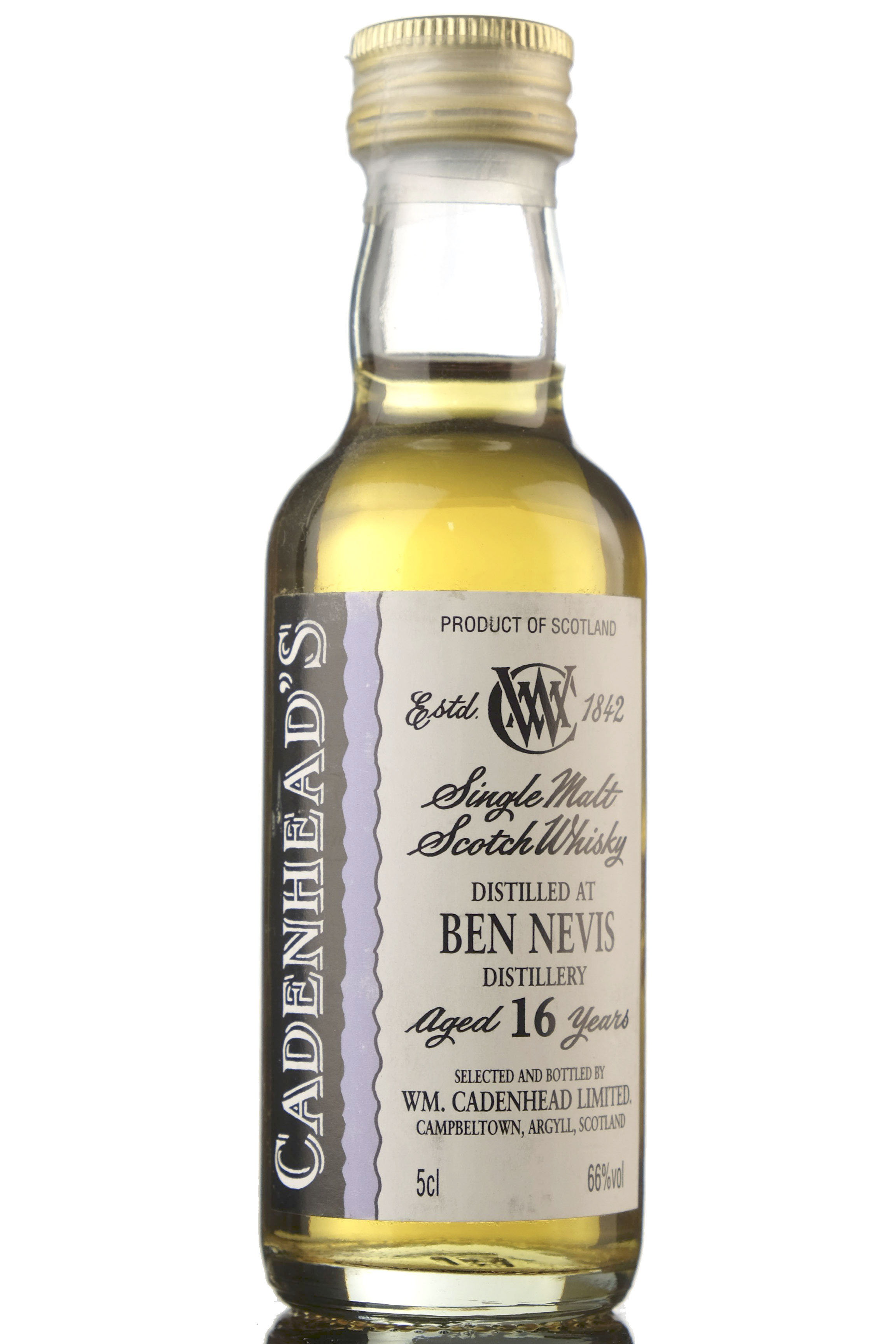 Ben Nevis 16 Year Old - Cadenheads Miniature
