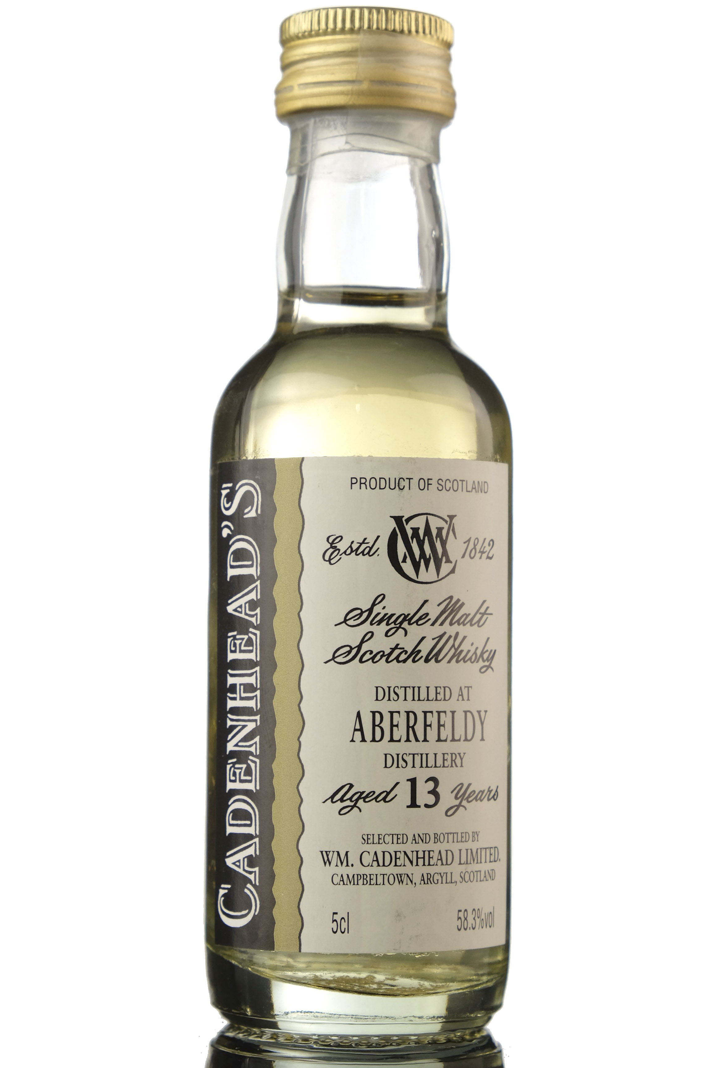 Aberfeldy 13 Year Old - Cadenheads Miniature