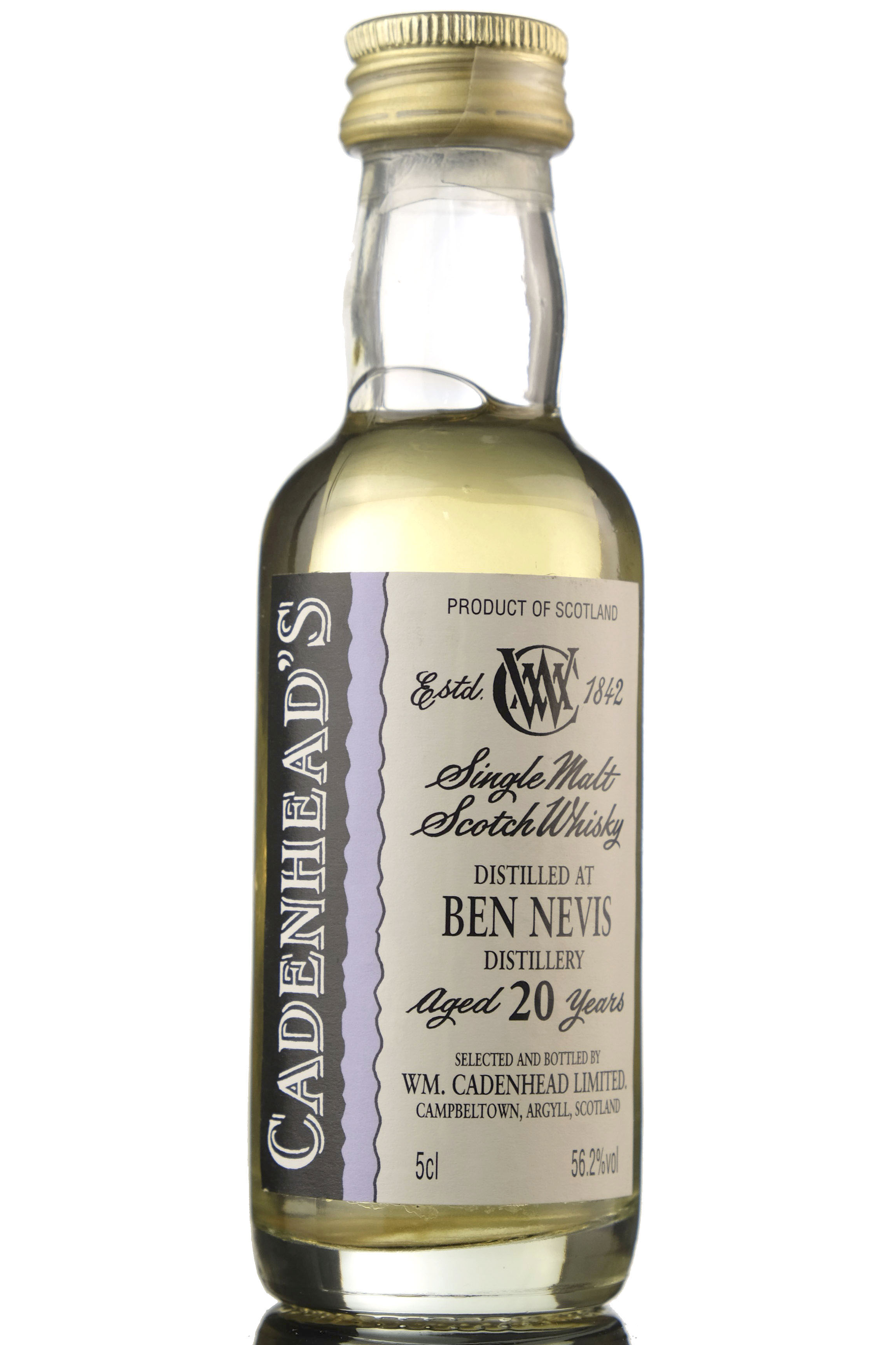 Ben Nevis 20 Year Old - Cadenheads Miniature