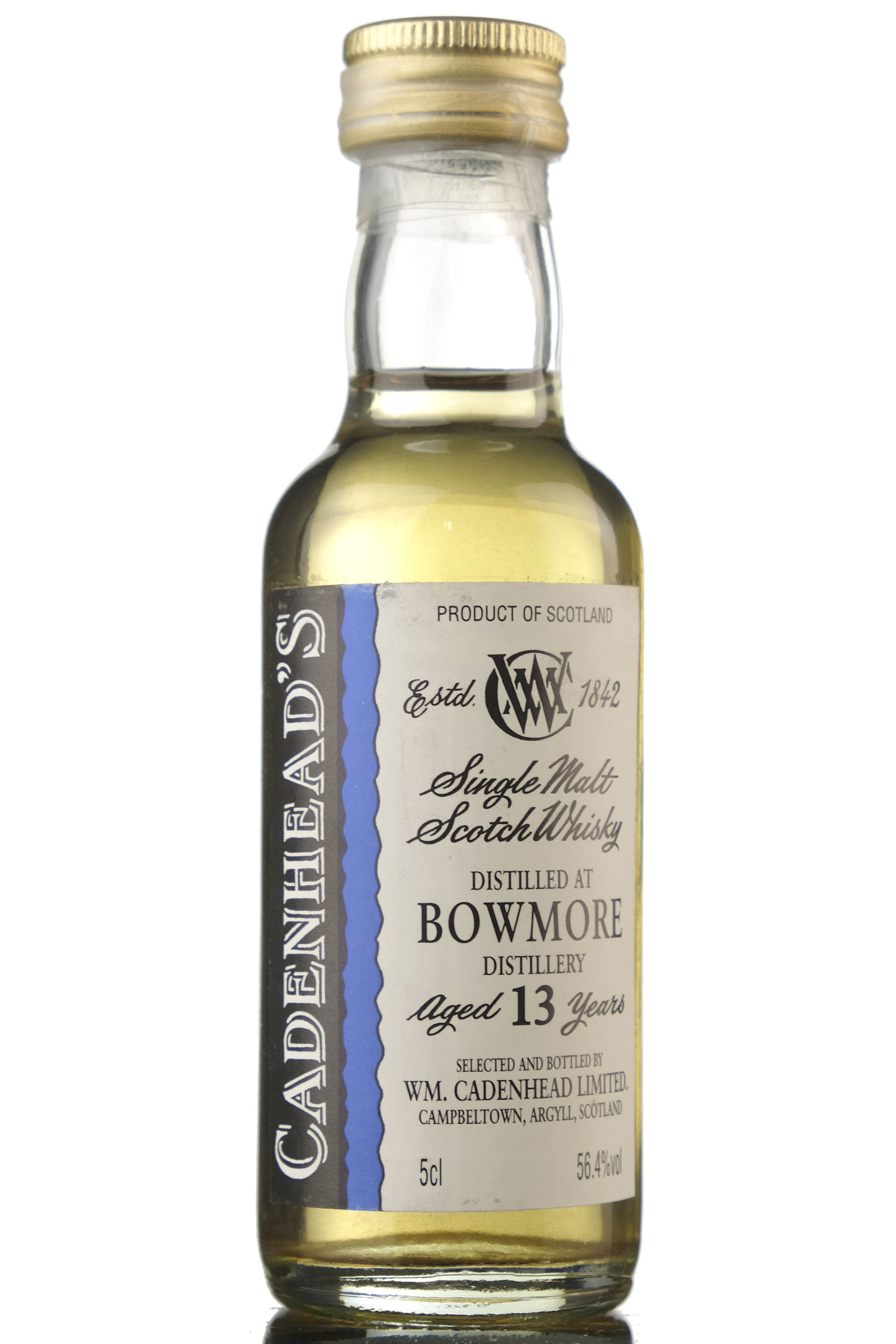 Bowmore 13 Year Old - Cadenheads Miniature
