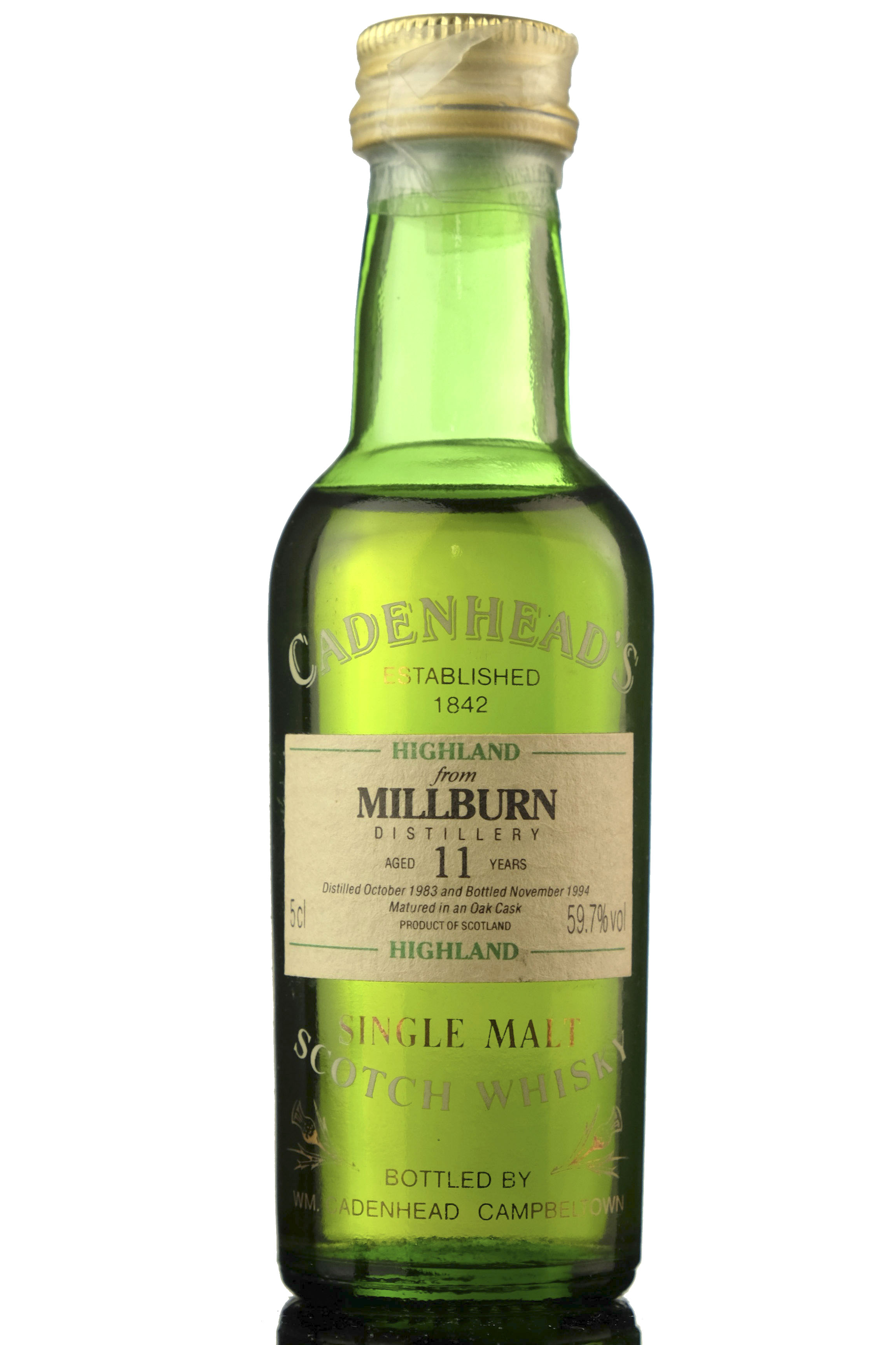 Millburn 1983-1994 - 11 Year Old - Cadenheads Miniature