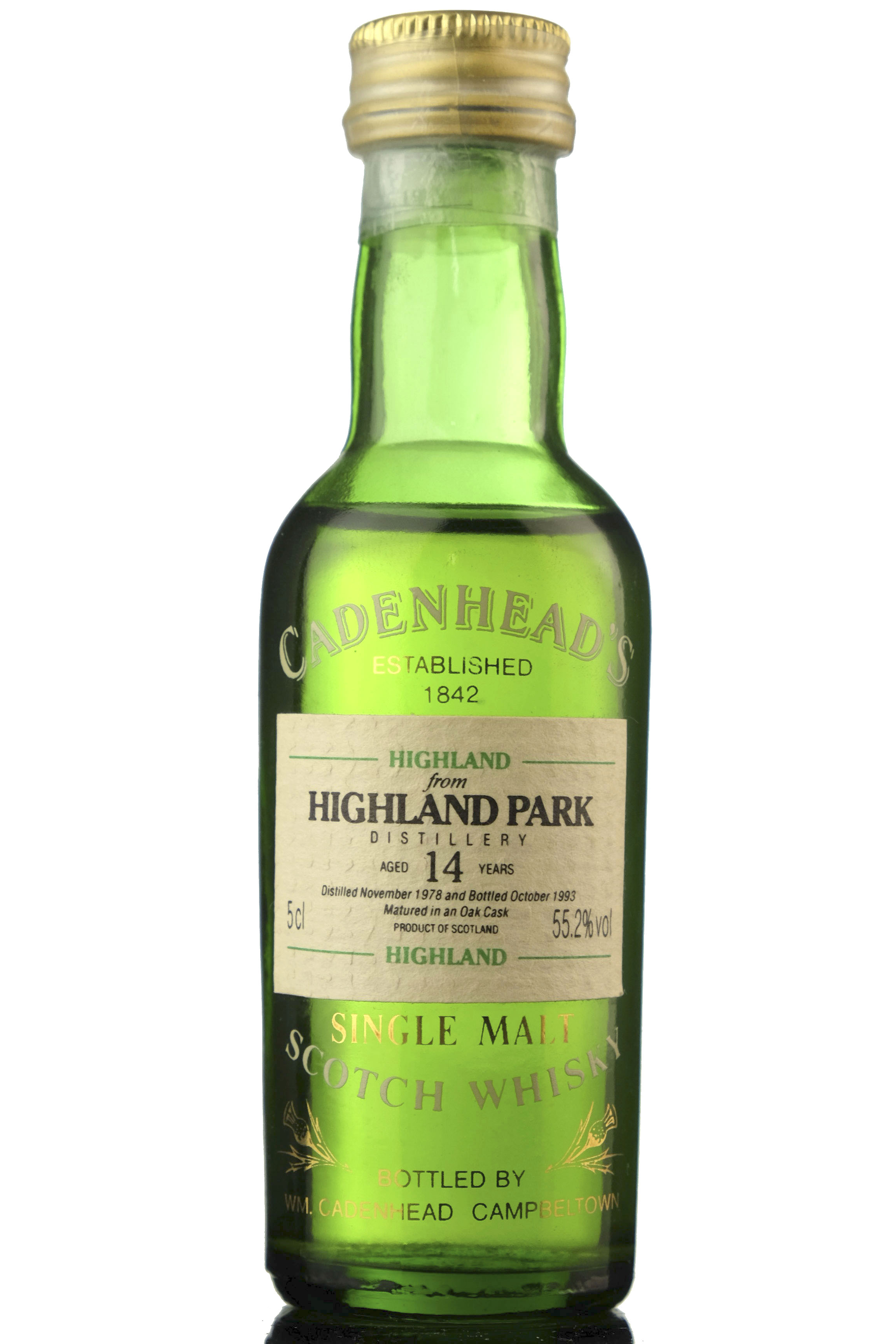 Highland Park 1978-1993 - 14 Year Old - Cadenheads Miniature