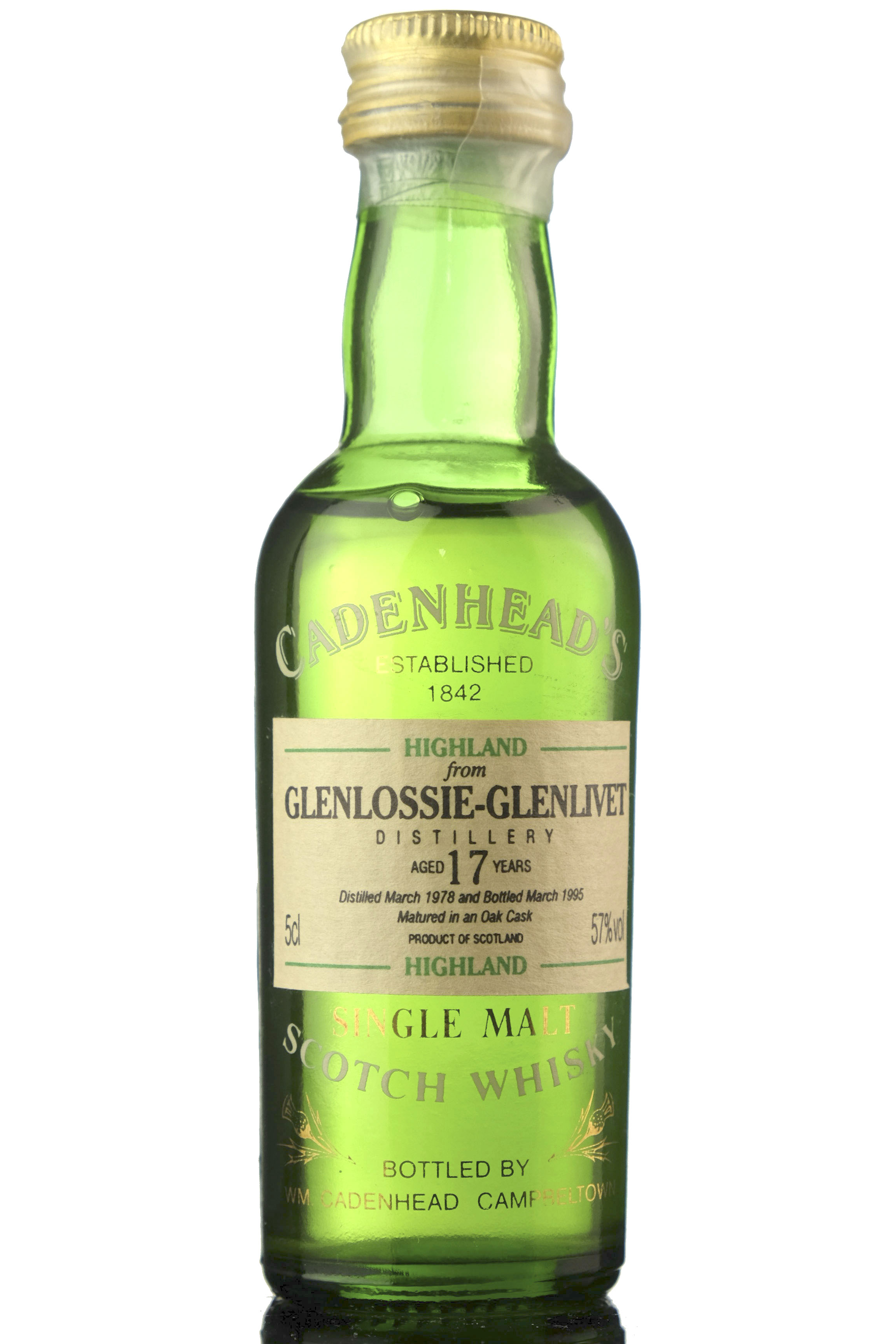 Coleburn-Glenlivet 1978-1995 - 17 Year Old - Cadenhead Miniature