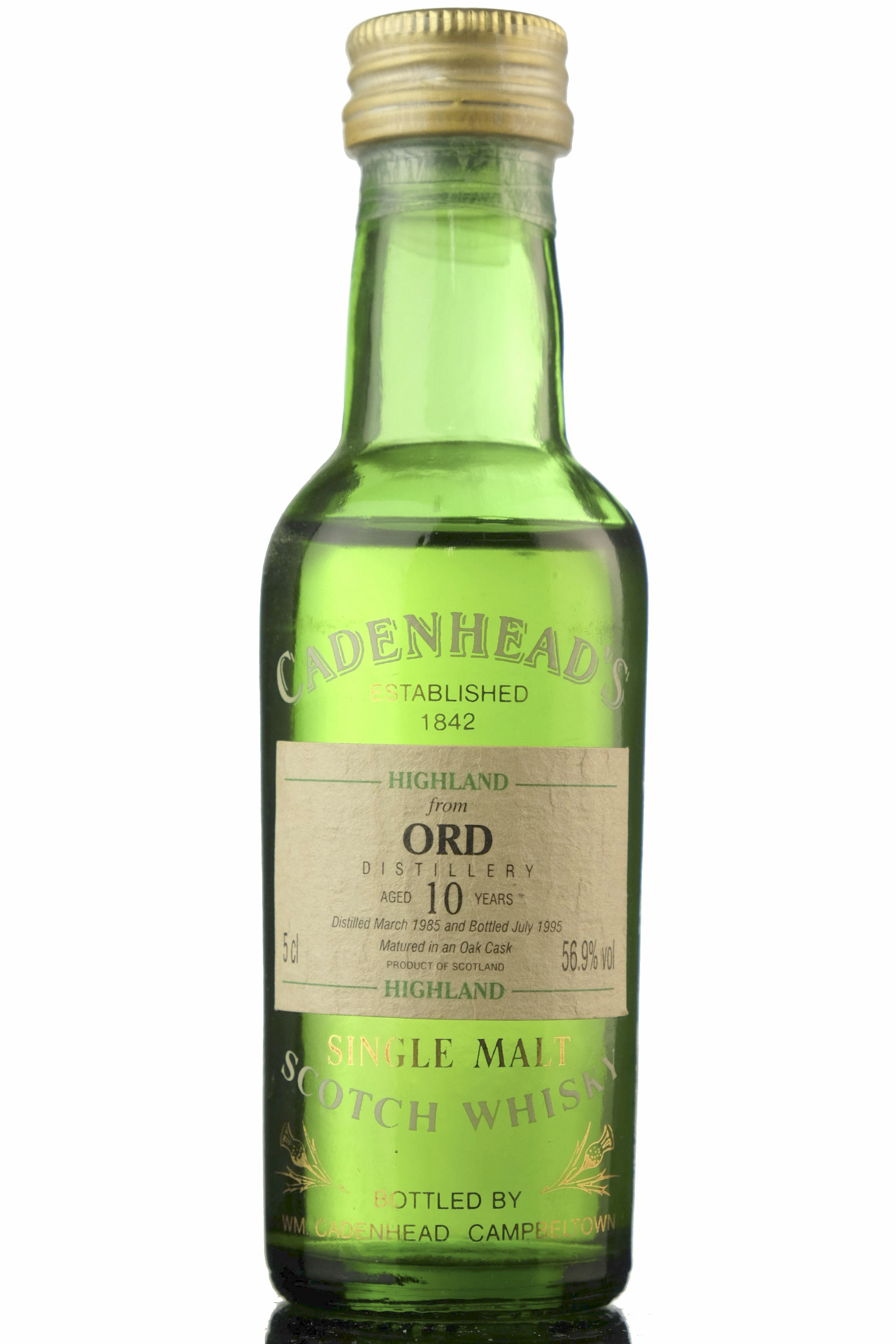 Ord 1985-1995 - 10 Year Old - Cadenheads Miniature
