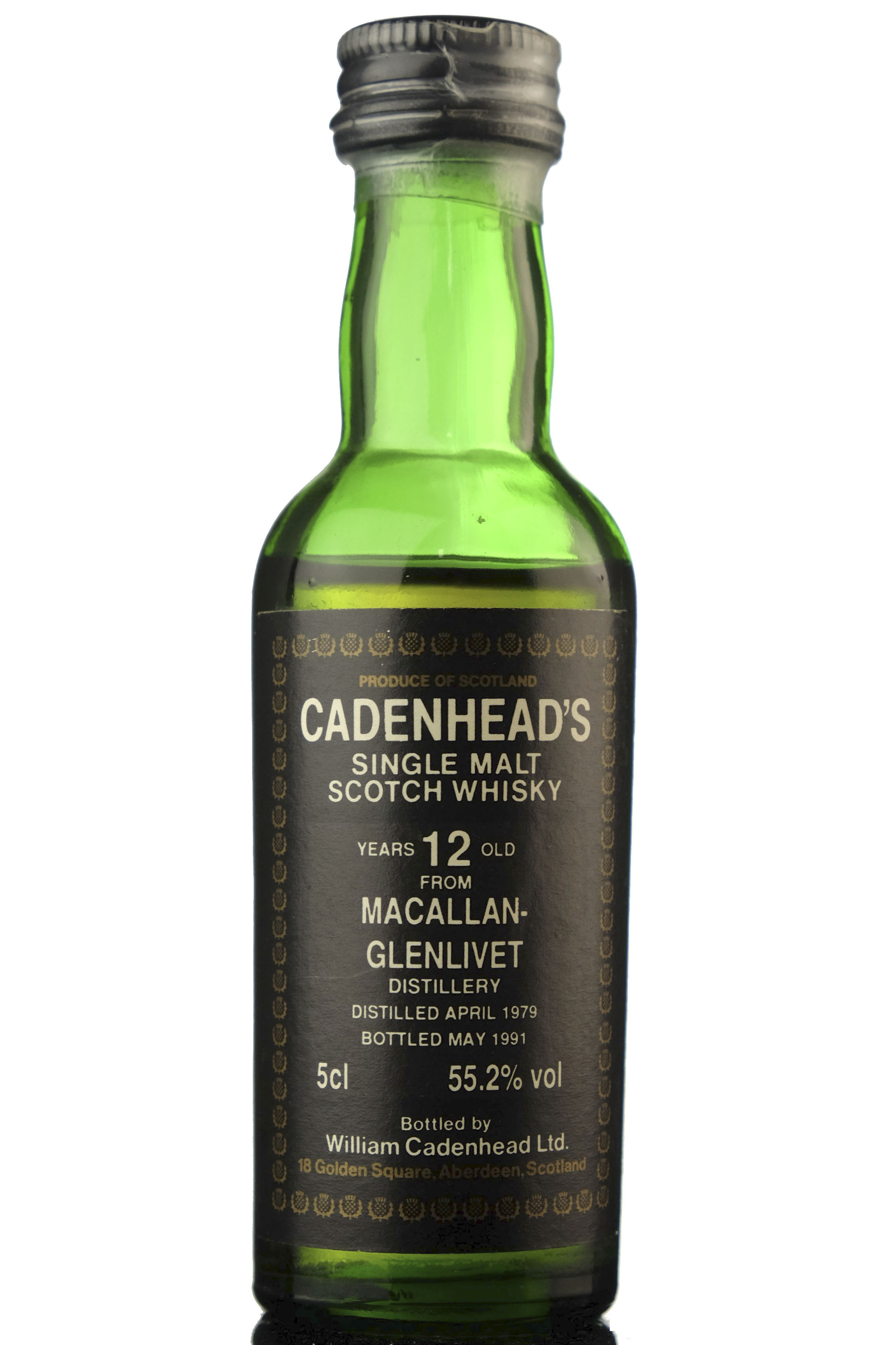 Macallan-Glenlivet 1979-1991 - 12 Year Old - Cadenheads Miniature