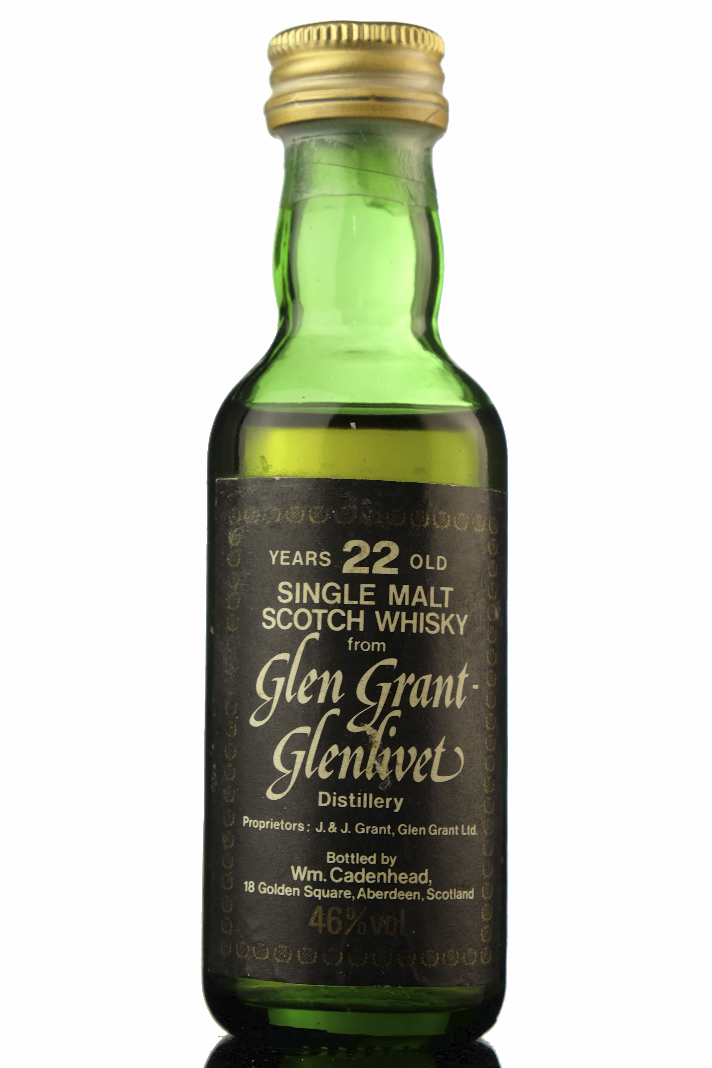 Glen Grant-Glenlivet - 22 Year Old - Cadenheads Miniature
