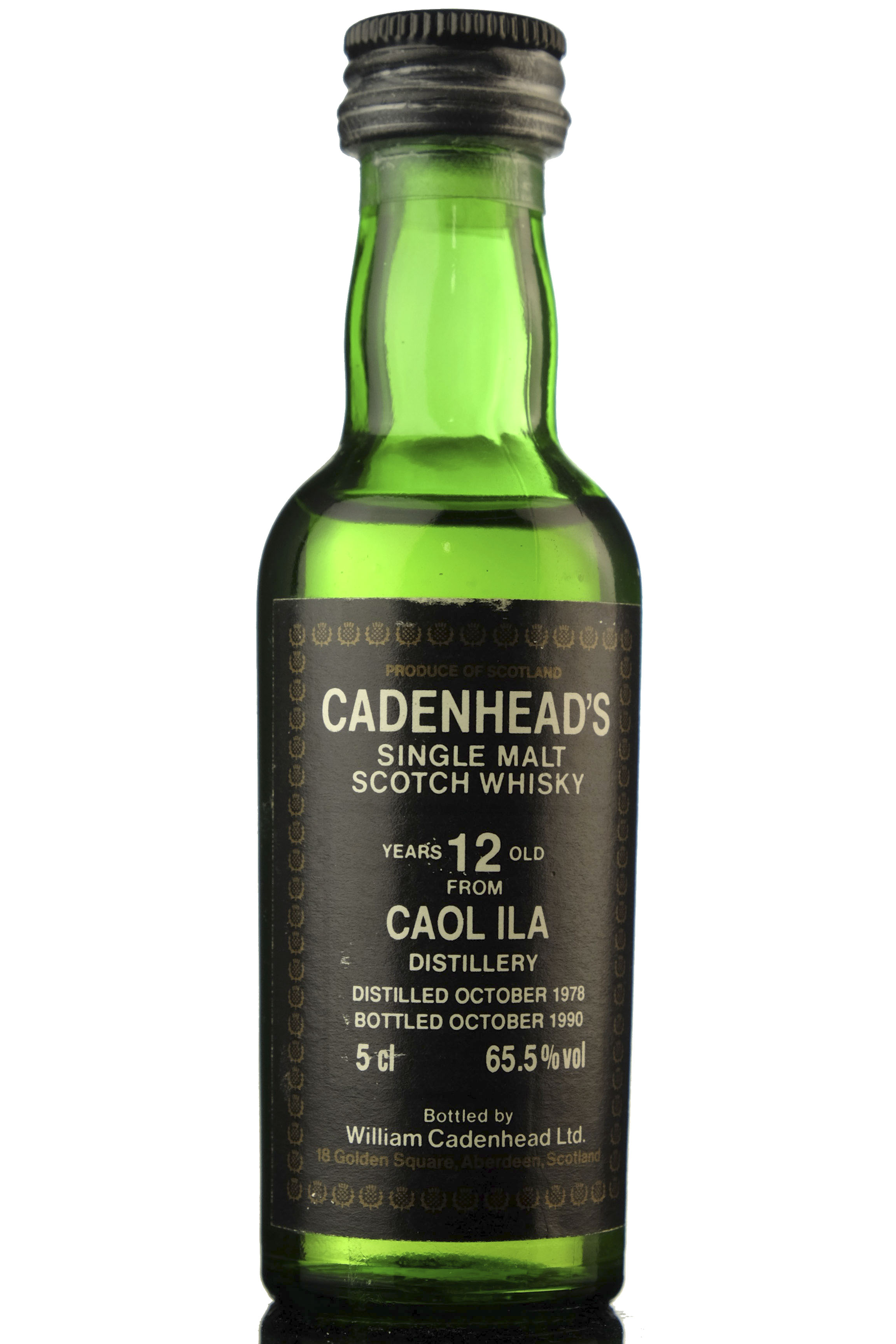 Caol Ila 1978 - 12 Year Old - Cadenhead Miniature