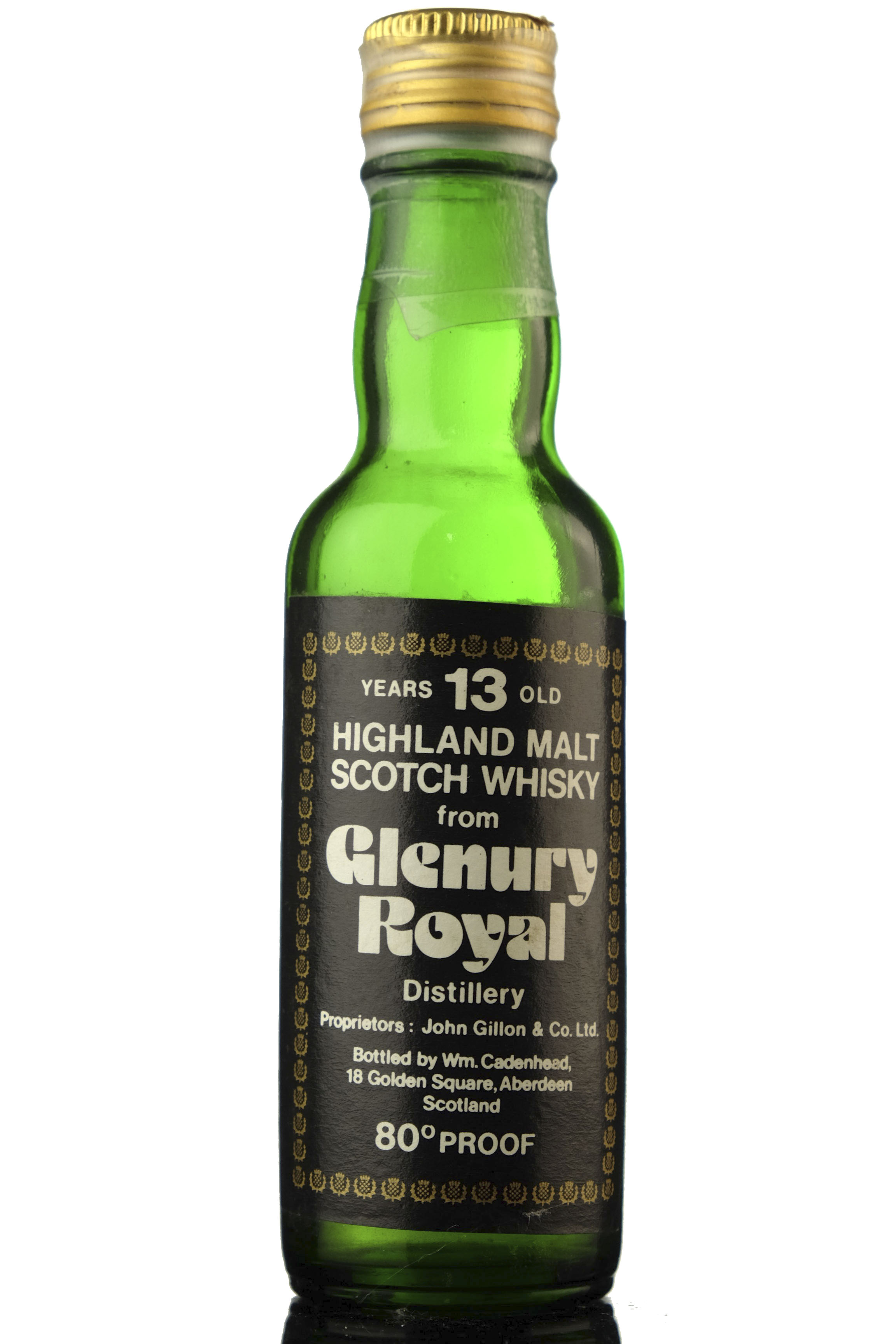 Glenury Royal 13 Year Old - 80 Proof - Cadenheads Miniature