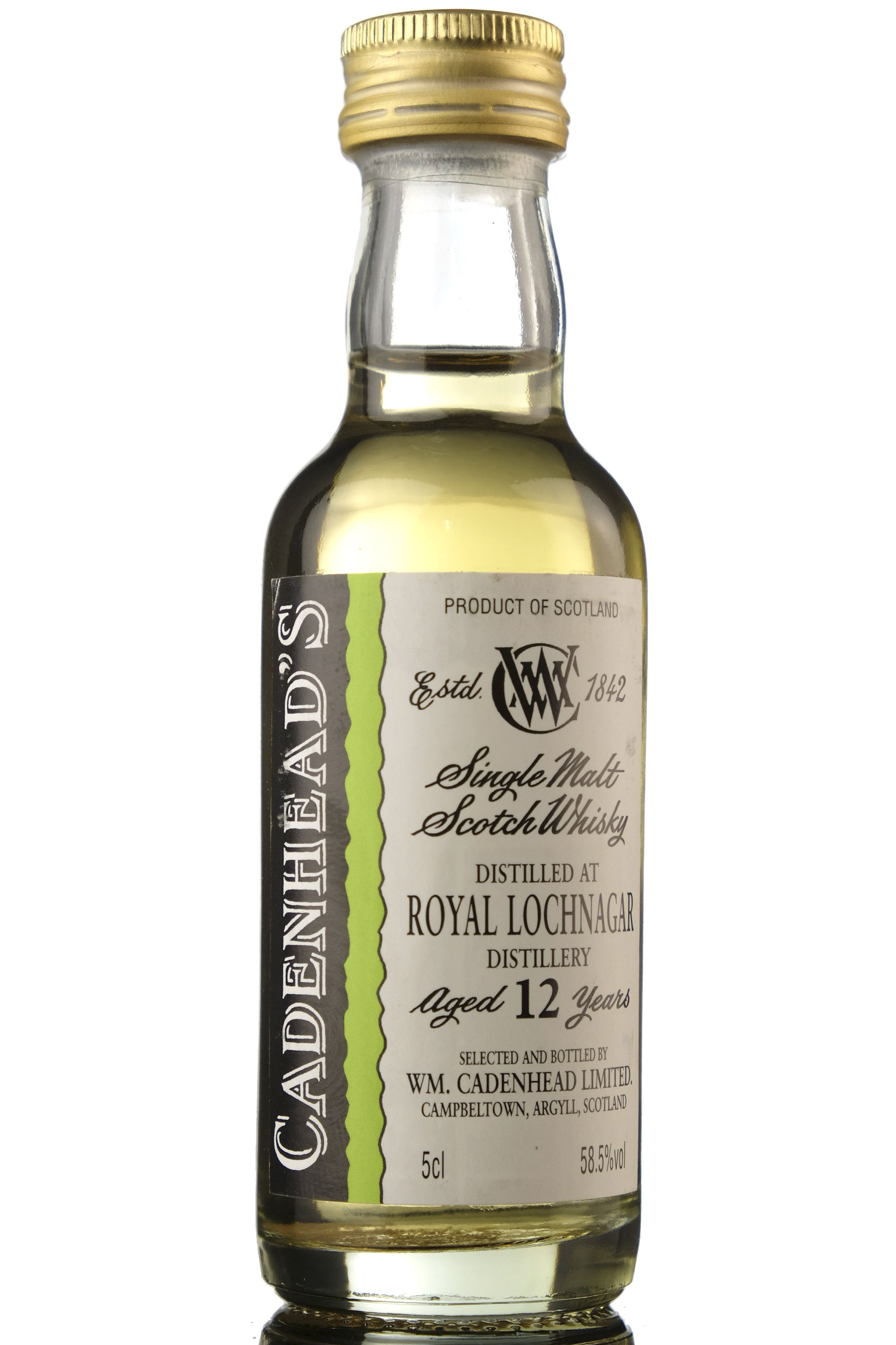 Royal Lochnagar 12 Year Old - Cadenheads Miniature