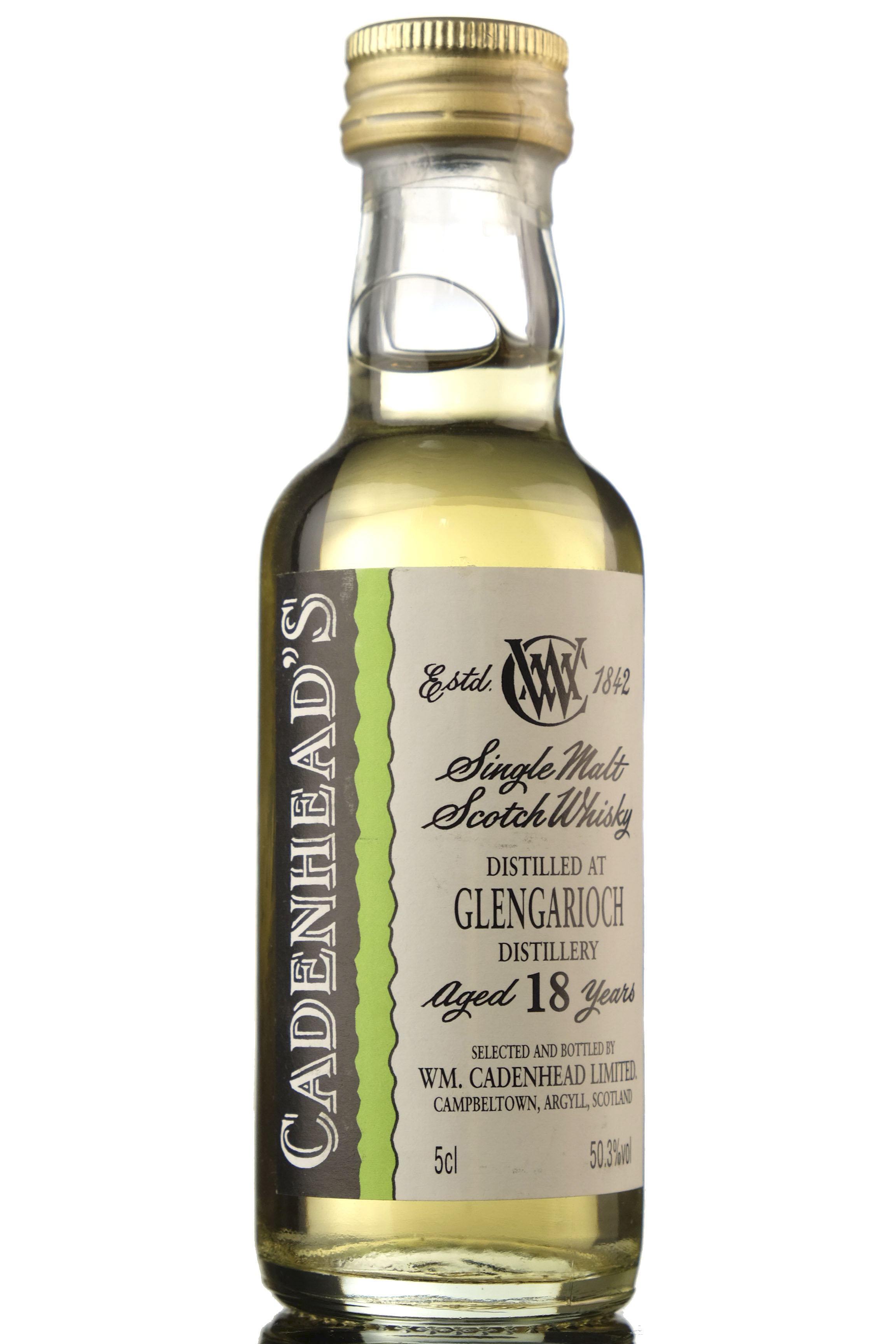Glengarioch 18 Year Old - Cadenheads Miniature