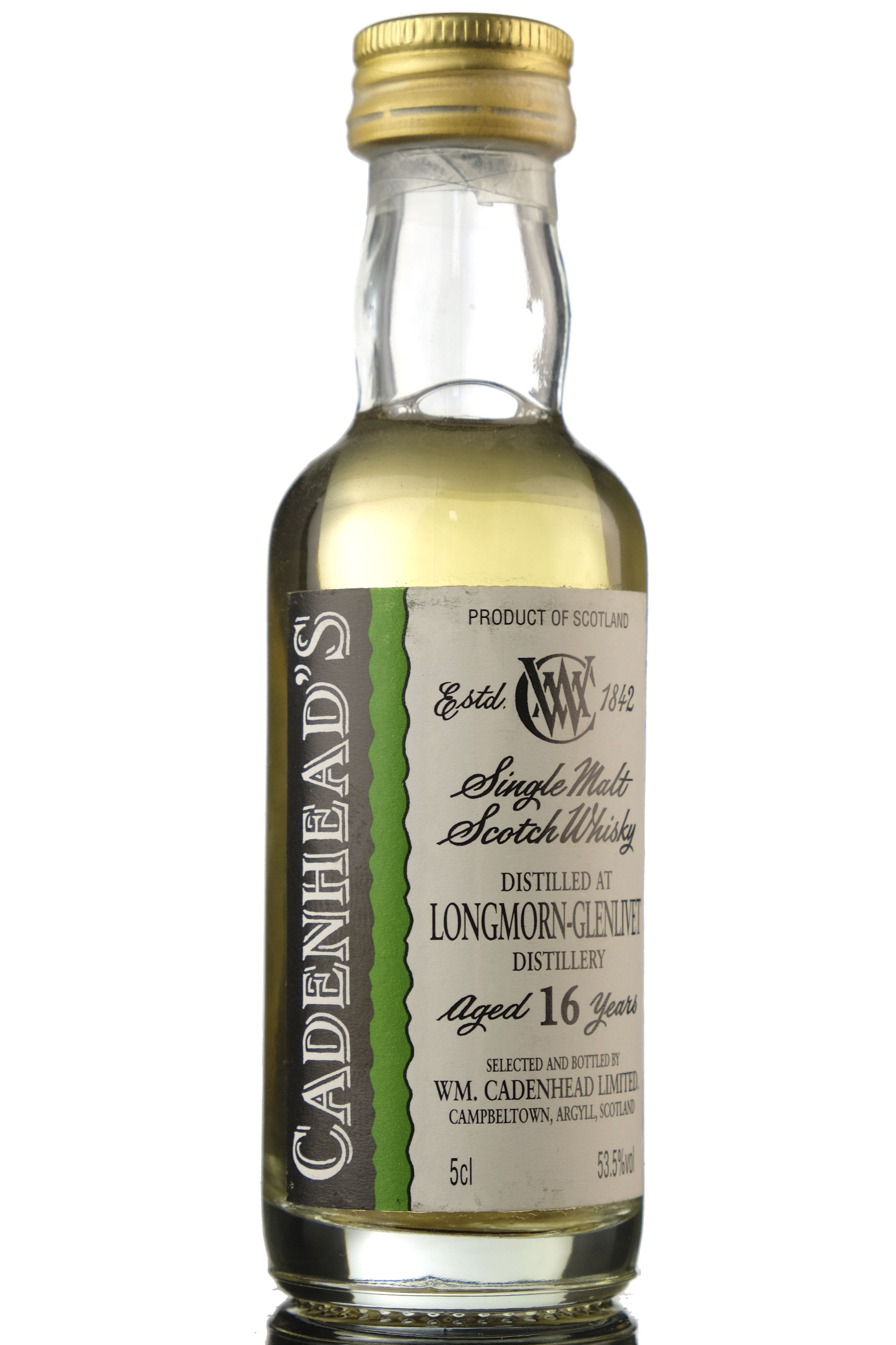 Longmorn-Glenlivet 16 Year Old - Cadenhead Miniature