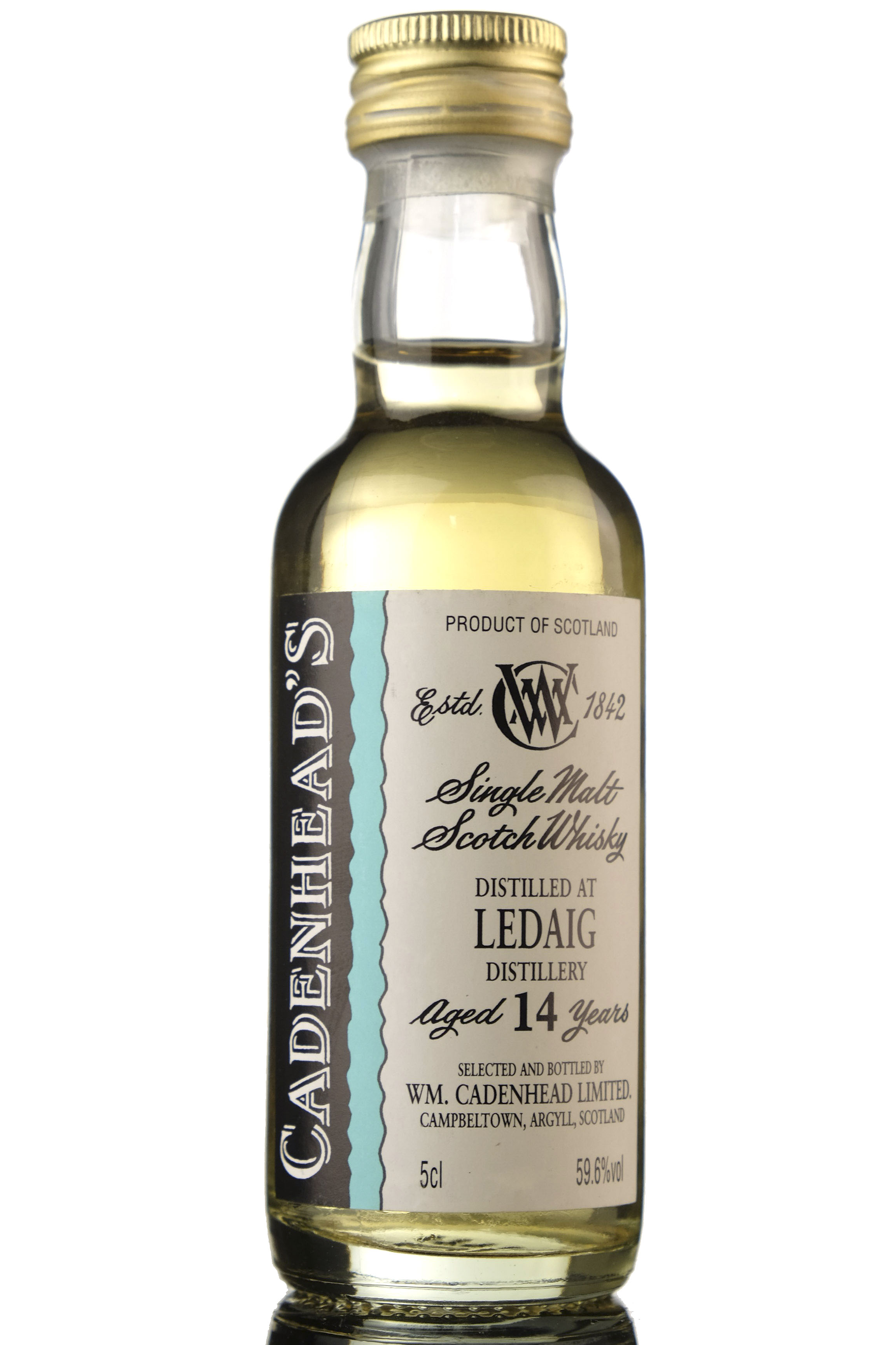 Ledaig 14 Year Old - Cadenheads Miniature
