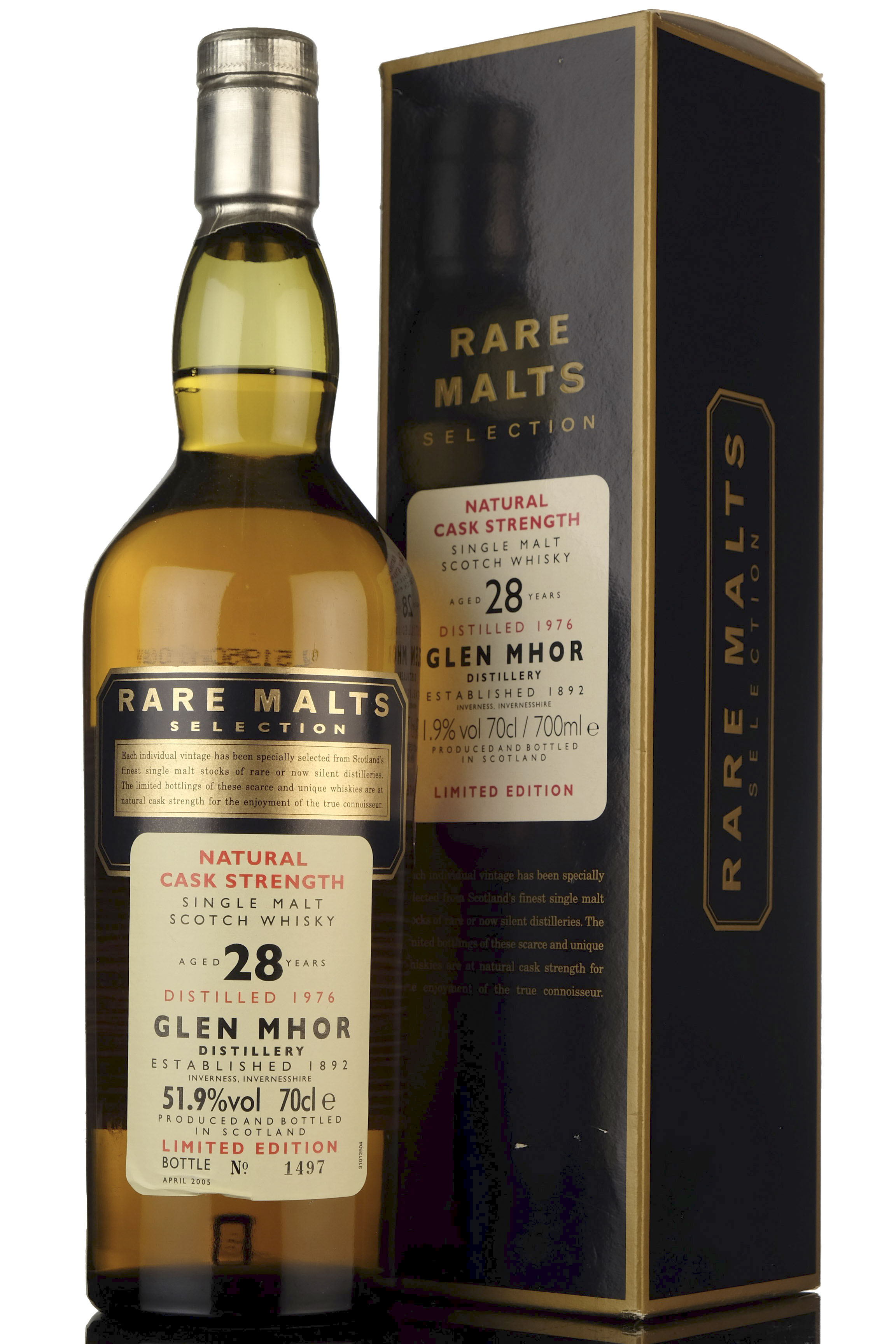 Glen Mhor 1976-2005 - 28 Year Old - Rare Malts 51.9%