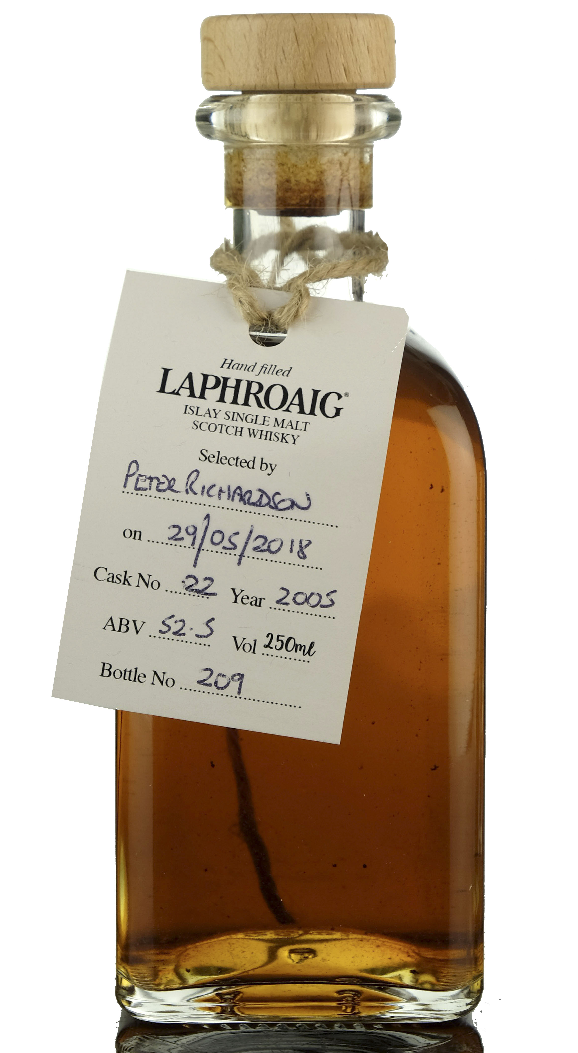 Laphroaig 20052018  Hand Filled  Presentation Set