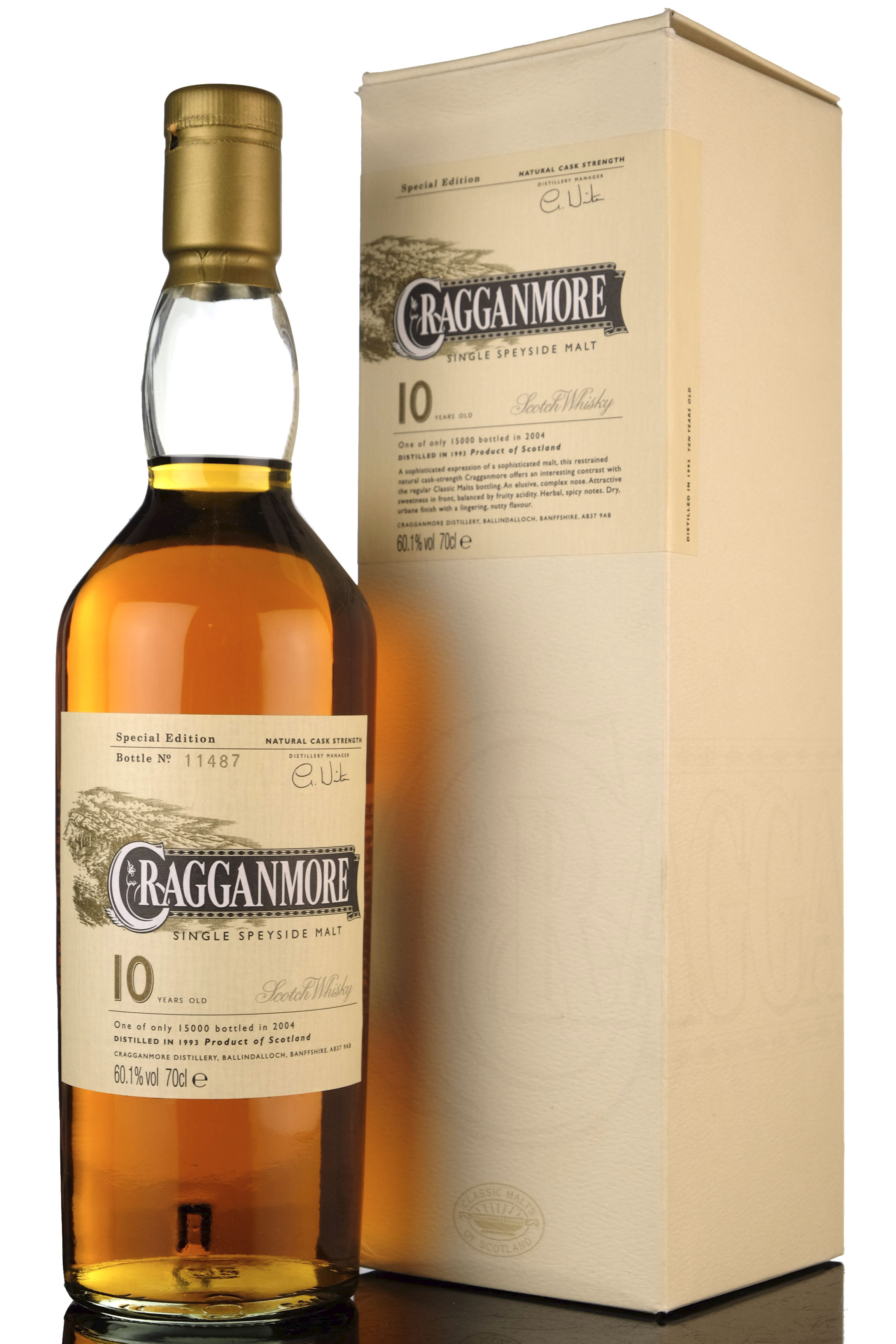 Cragganmore 1993-2004 - 10 Year Old