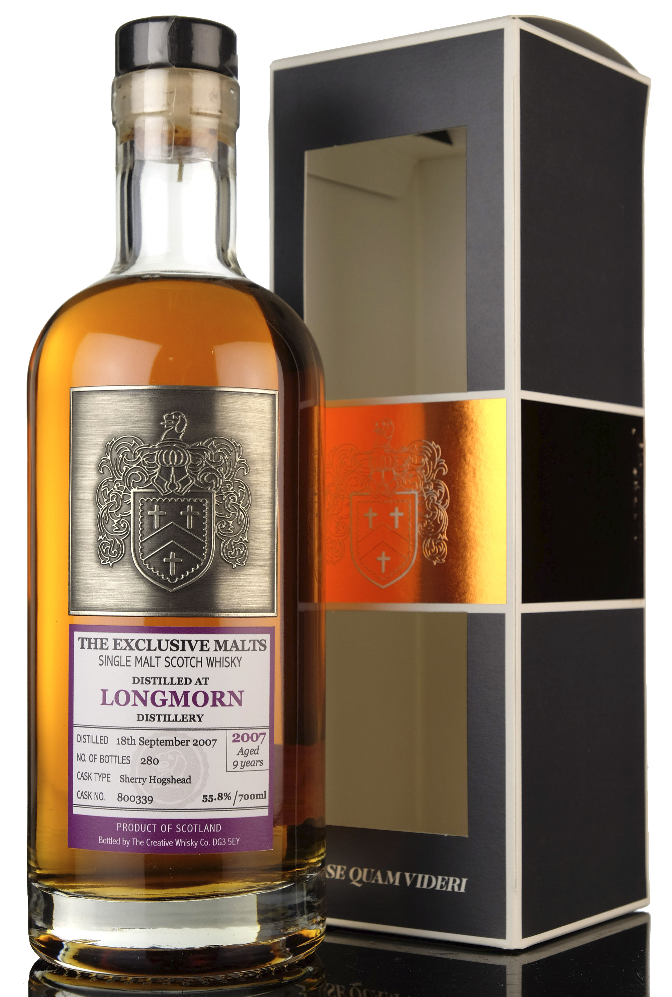 Longmorn 2007 9 Year Old Exclusive Malts Creative Whisky Company