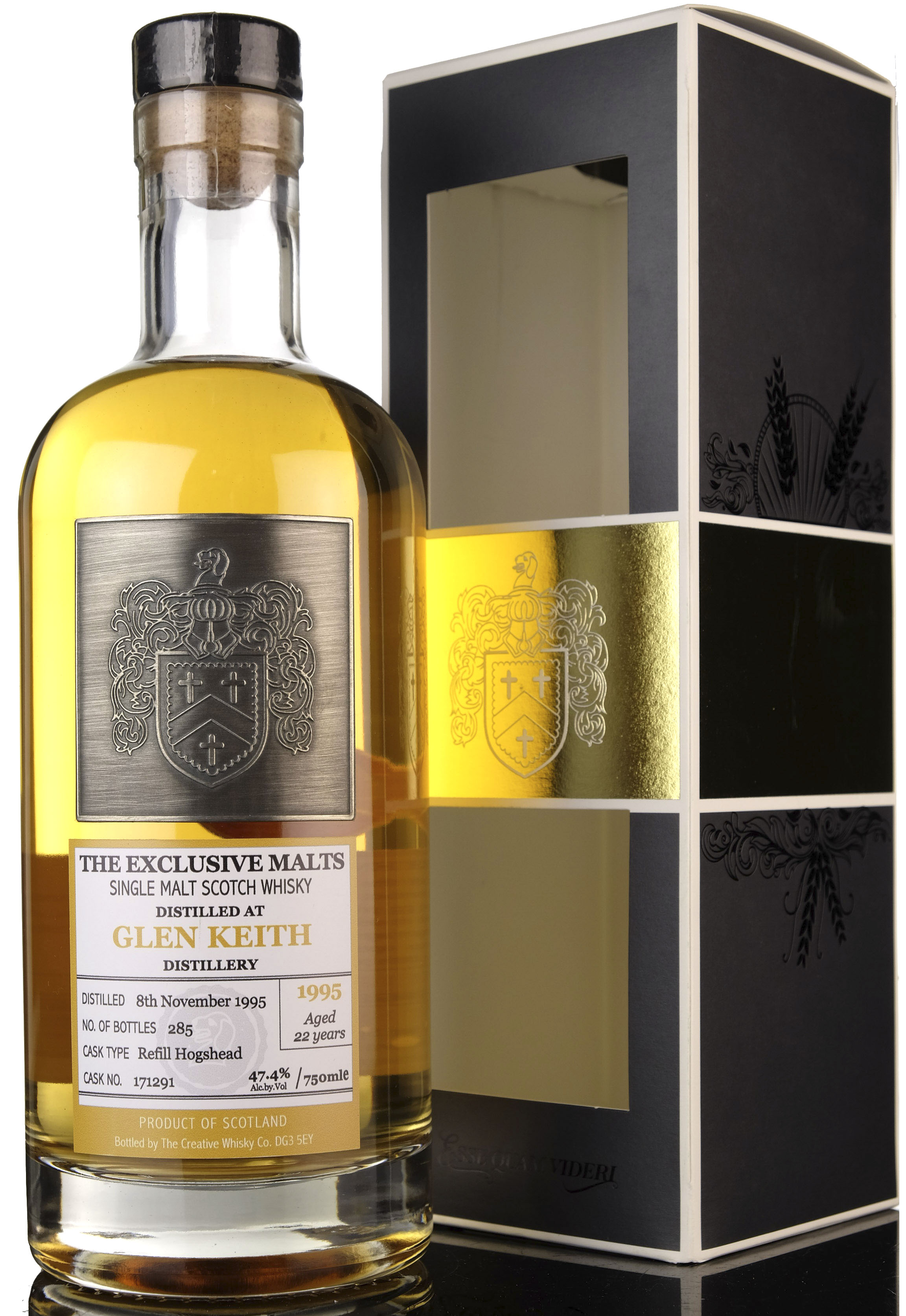 Glen Keith 1995 22 Year Old Exclusive Malts Creative Whisky Company
