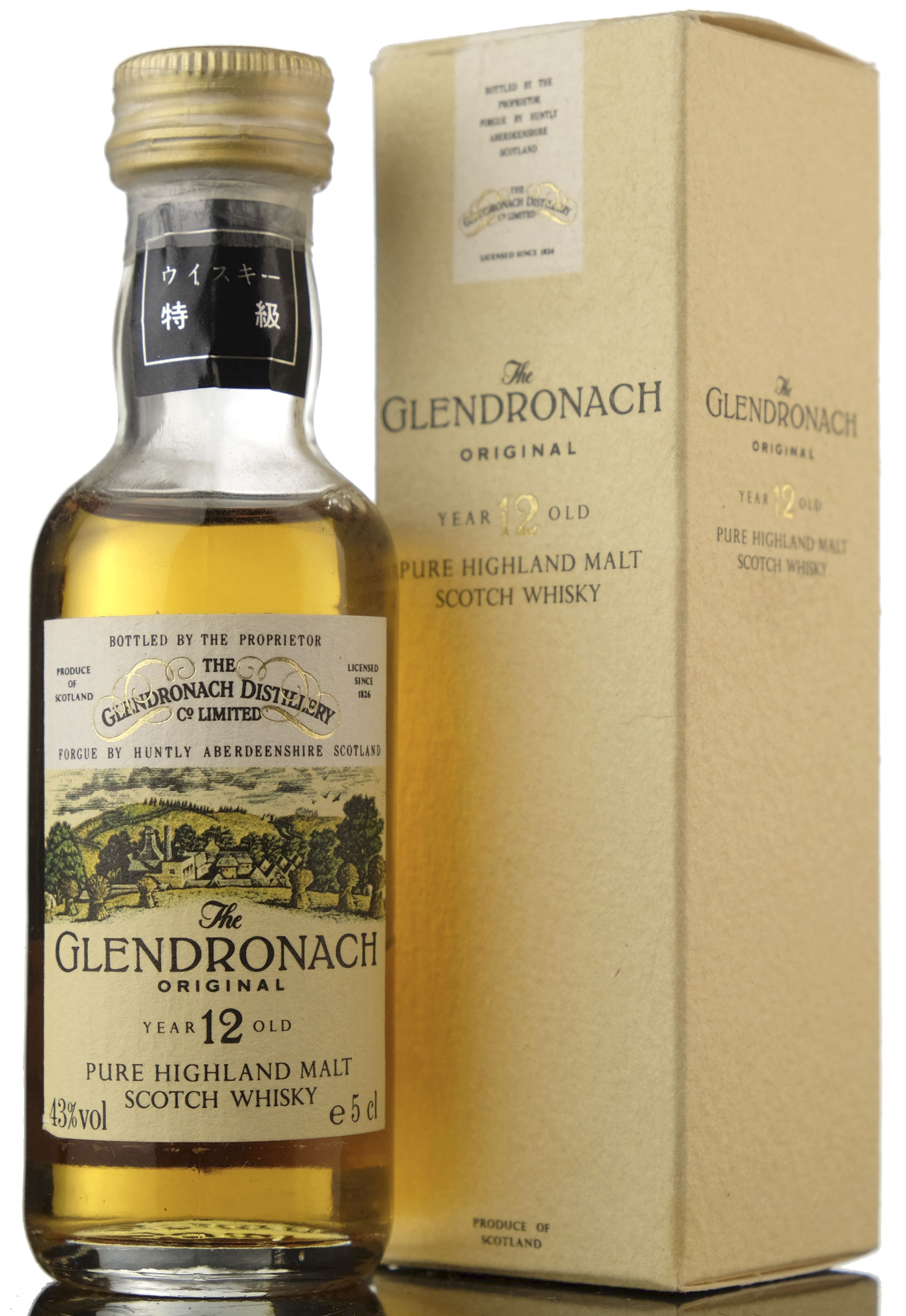 Glendronach 12 Year Old - Original Miniature