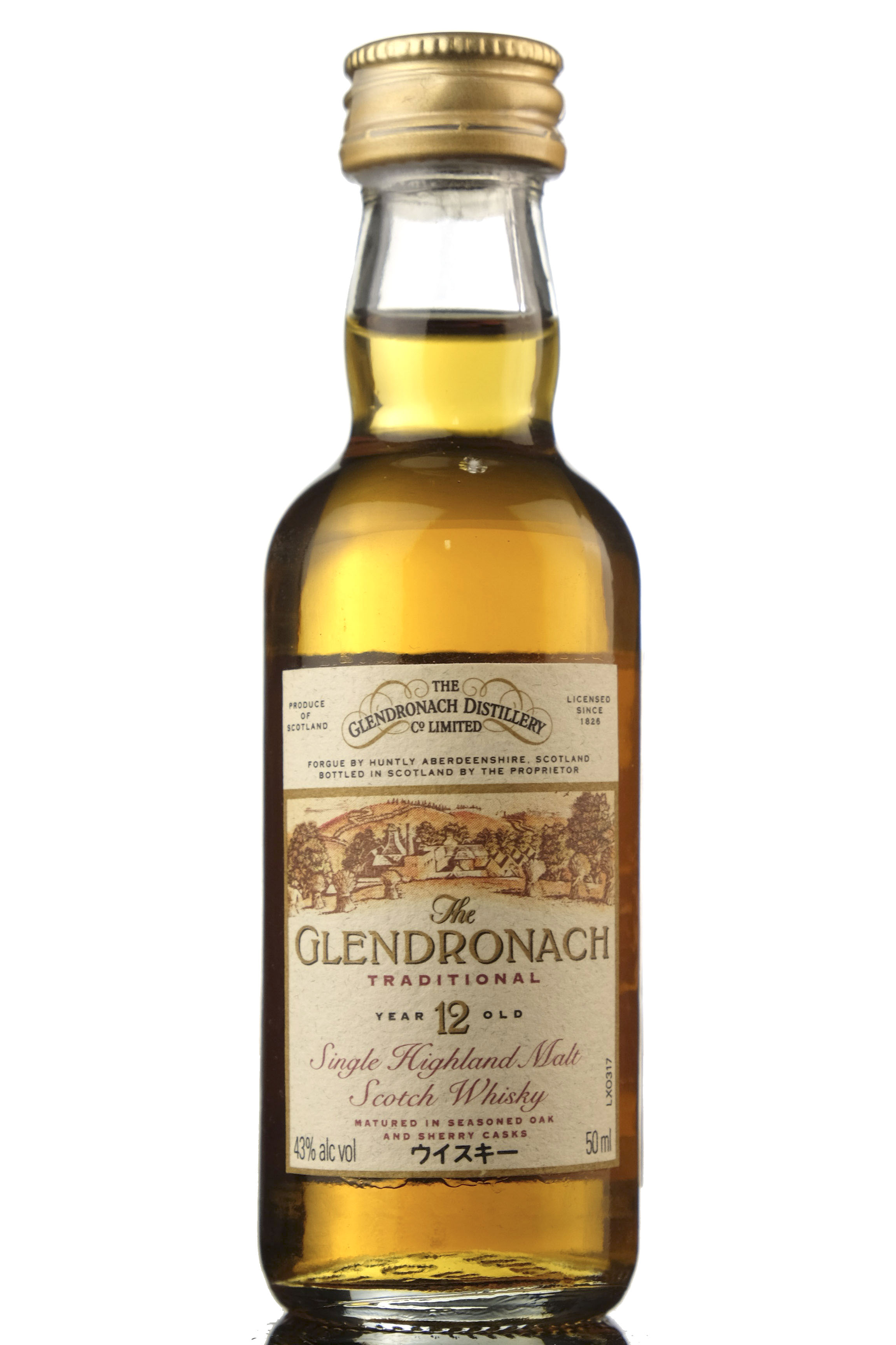 Glendronach 12 Year Old - Traditional Miniature