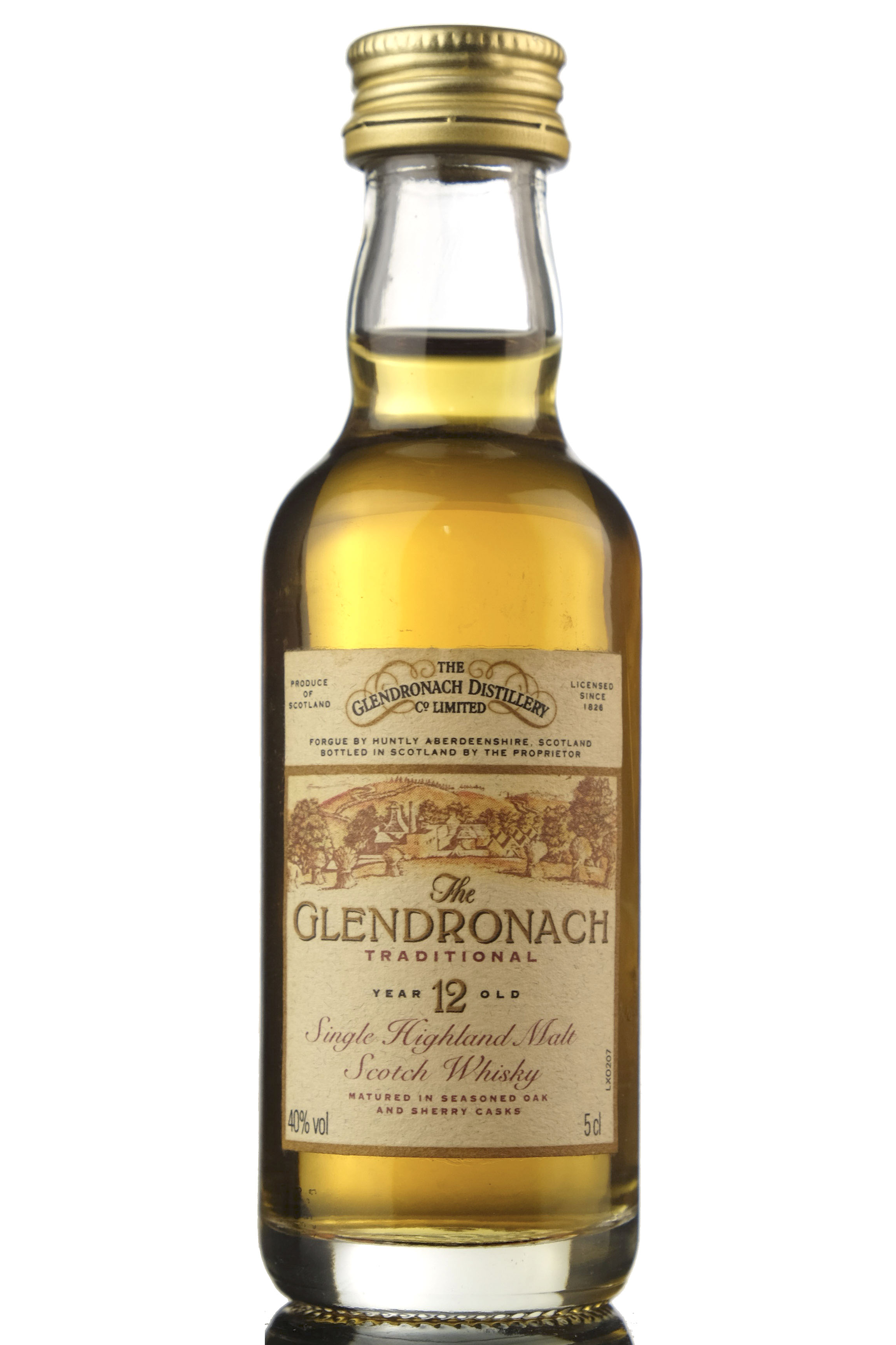 Glendronach 12 Year Old - Traditional Miniature