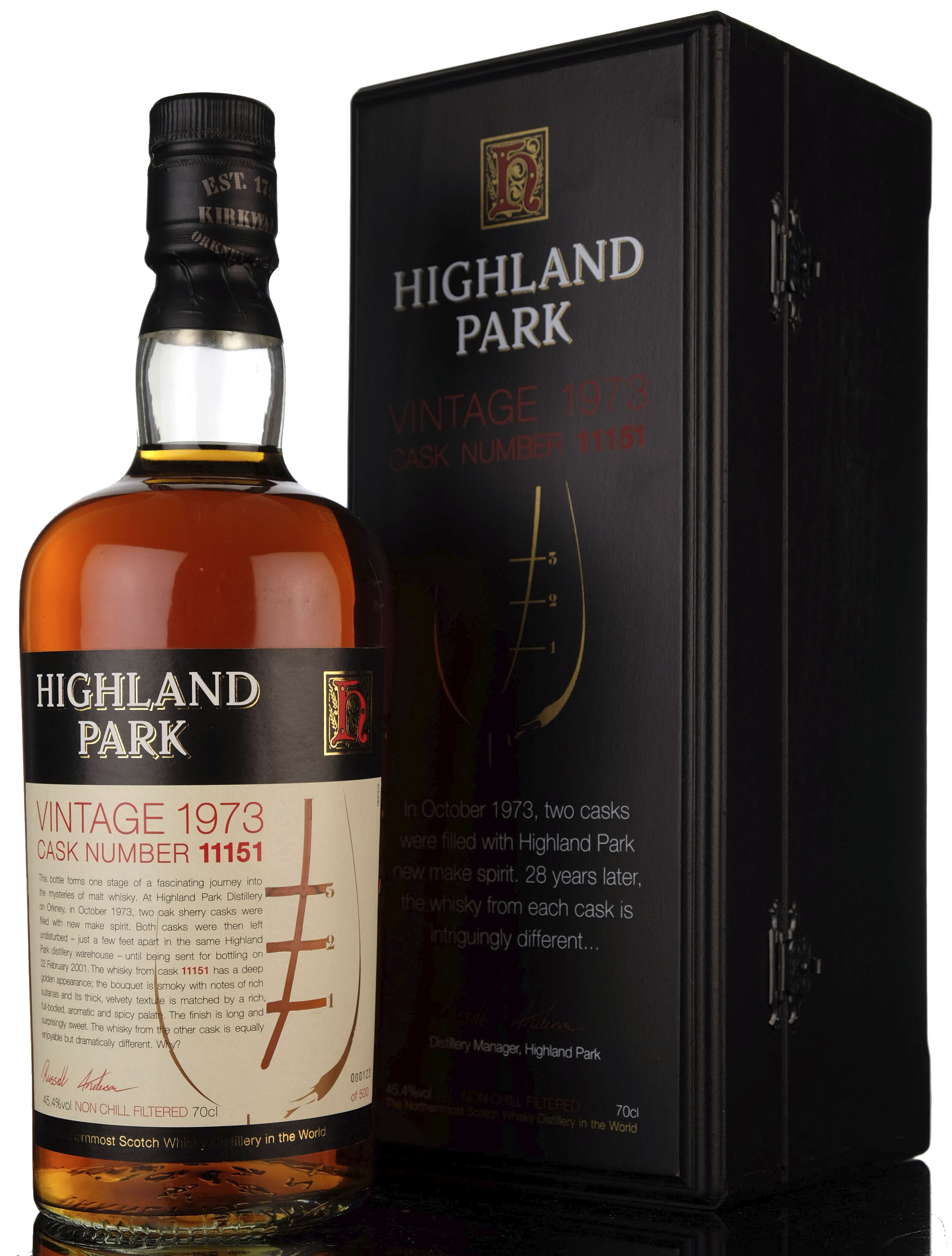Highland Park 1973 - 2001 28 Oddbins Exclusive Cask 11151