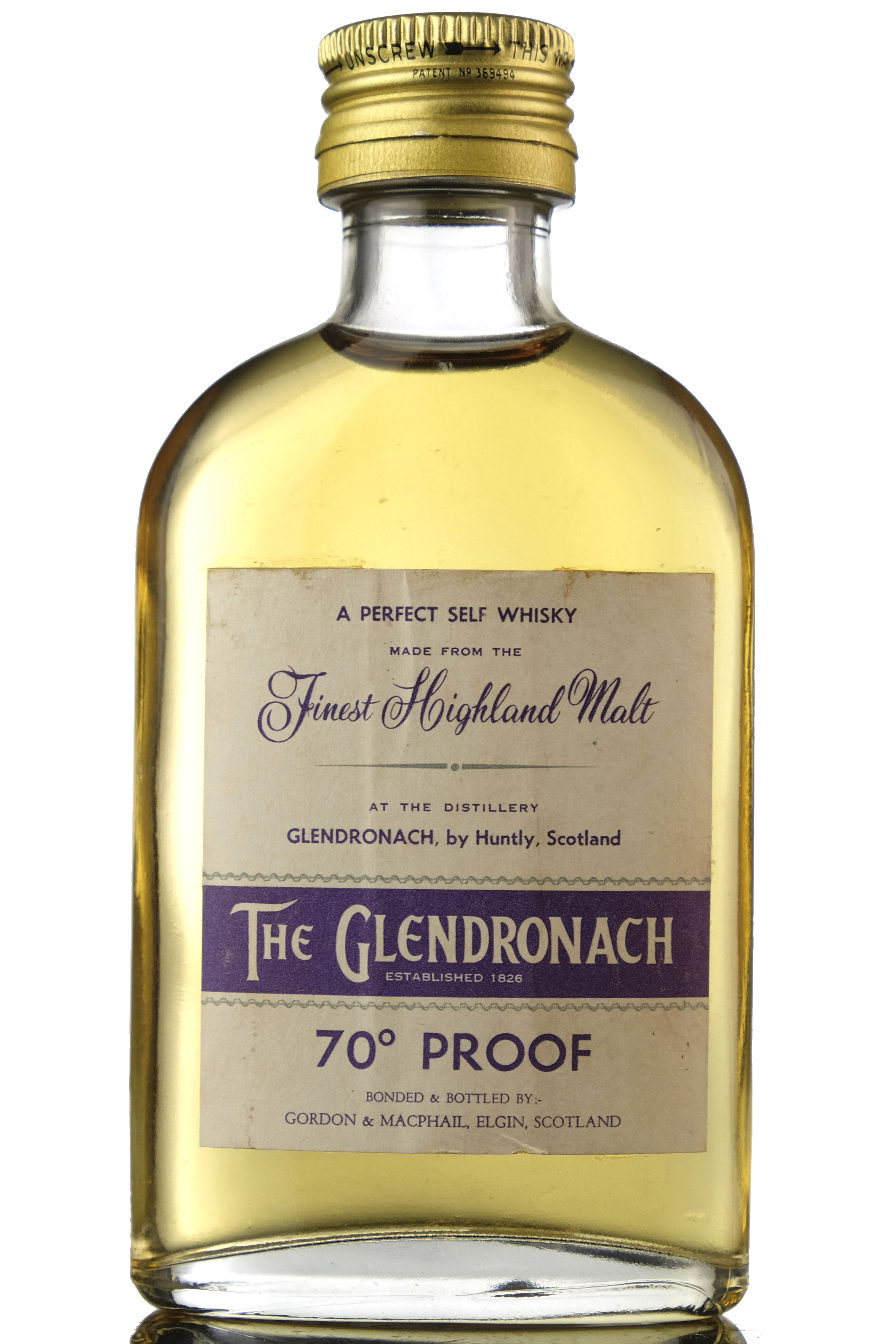 Glendronach 70 Proof - Gordon & MacPhail Miniature