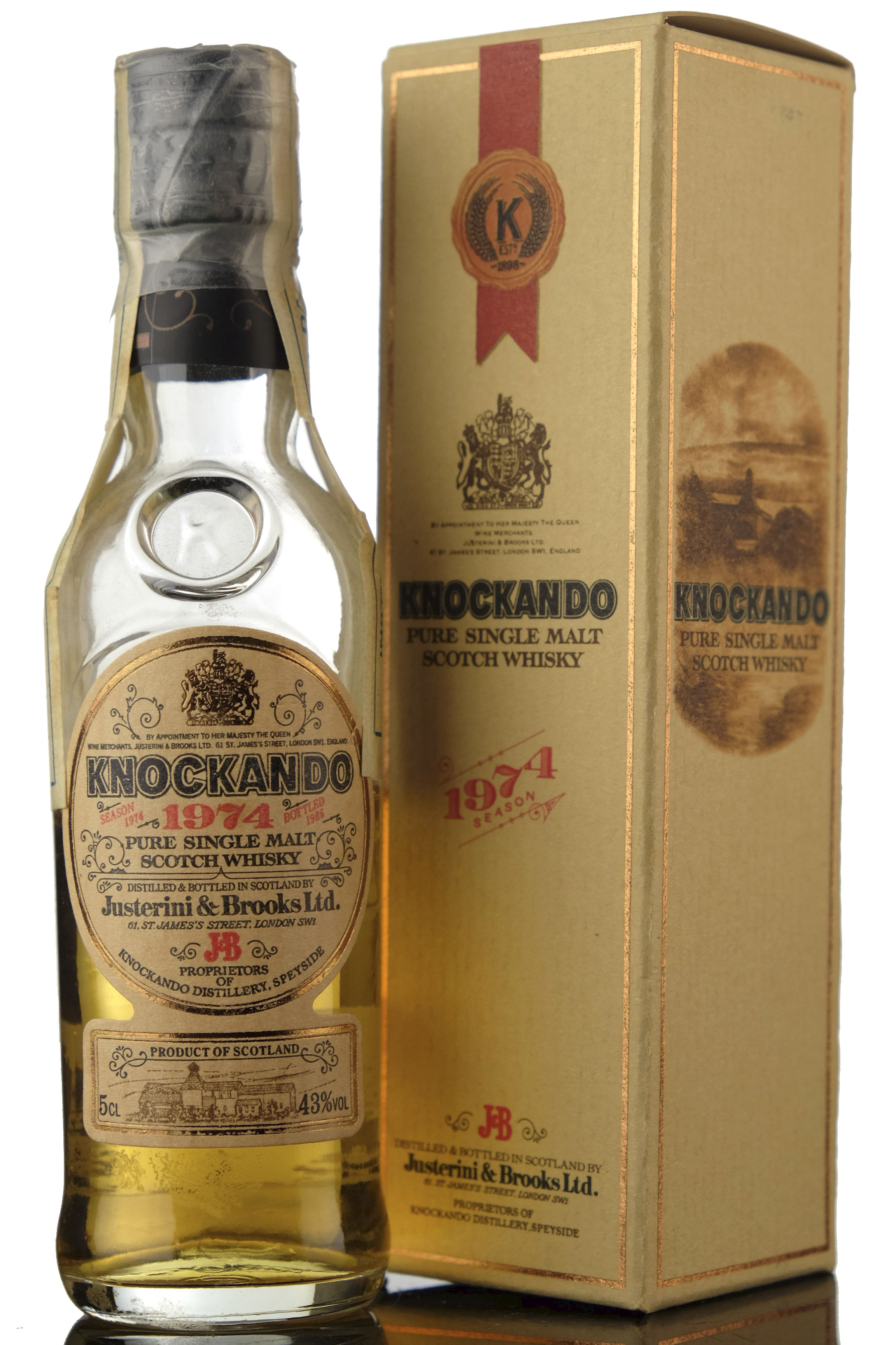 Knockando 1974-1986 Miniature