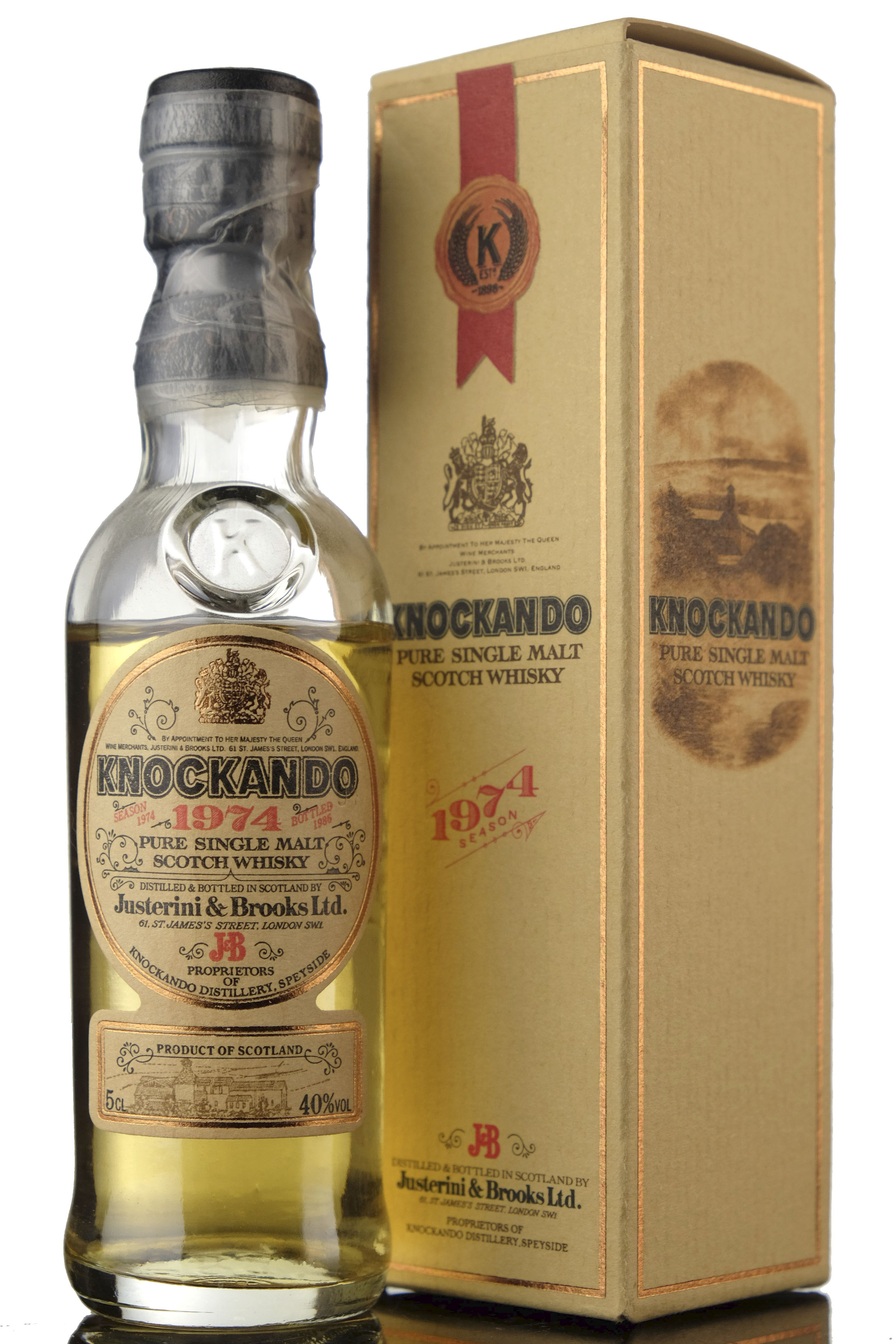 Knockando 1974-1986 Miniature