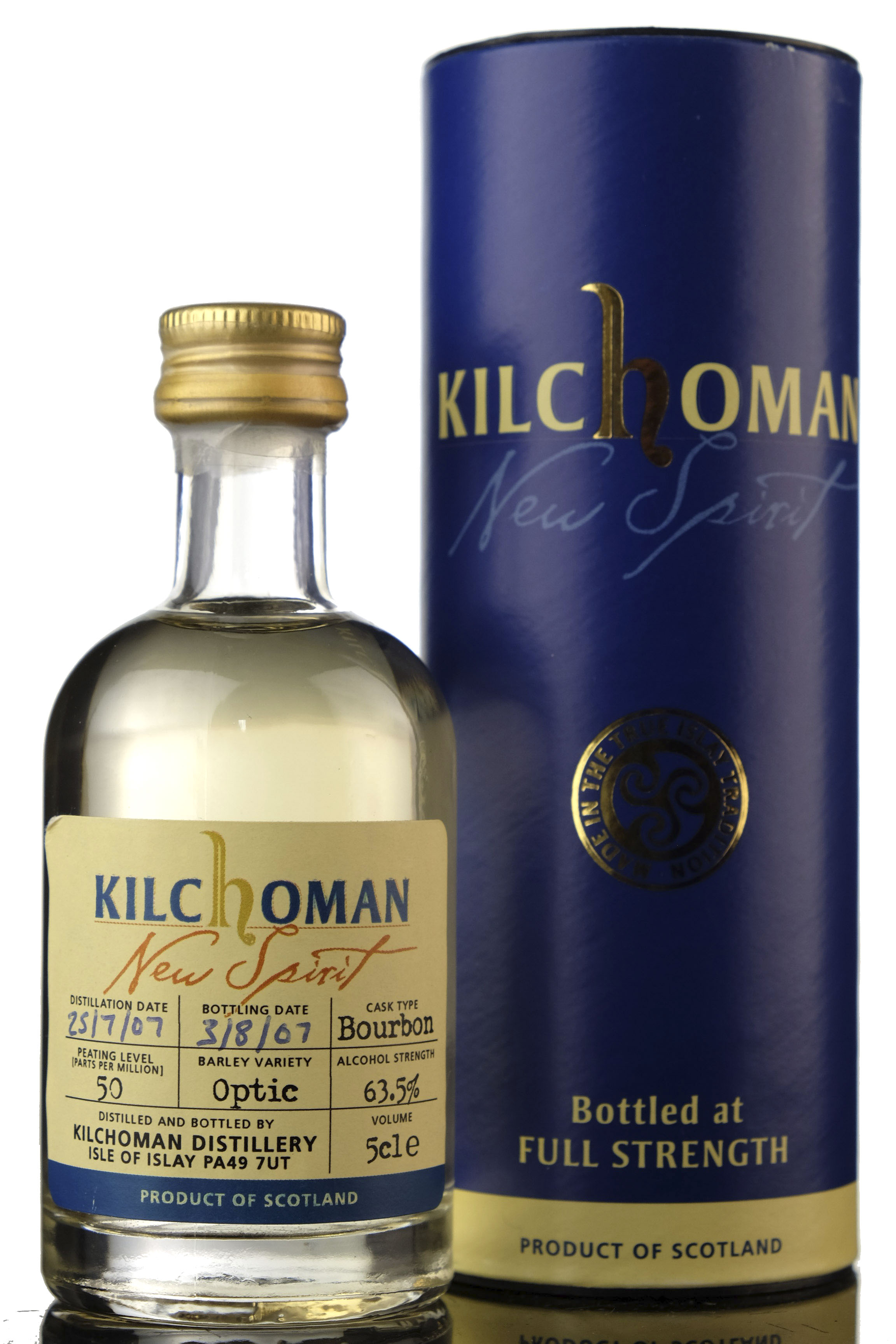 Kilchoman 2007 New Spirit Miniature