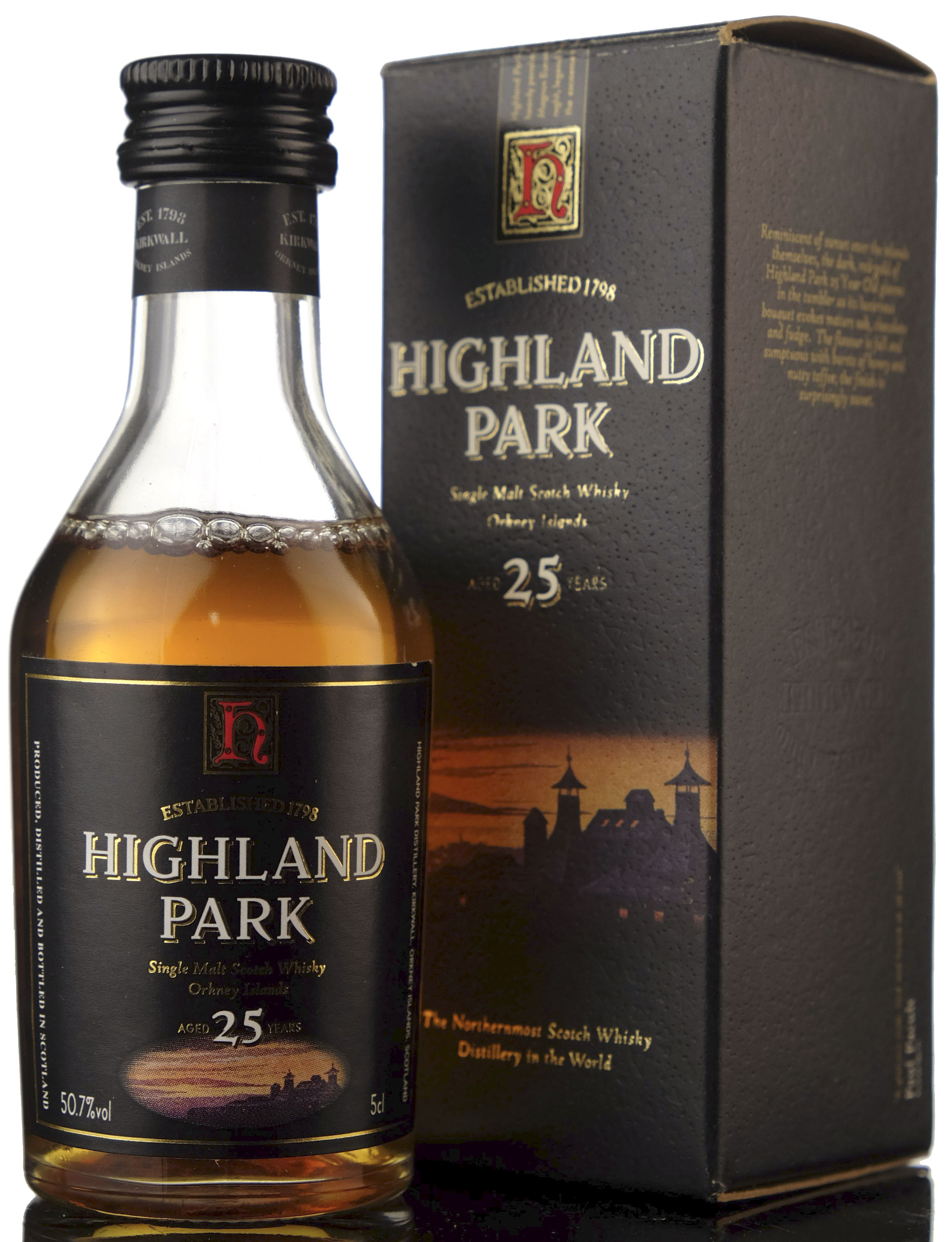 Highland Park 25 Year Old Miniature