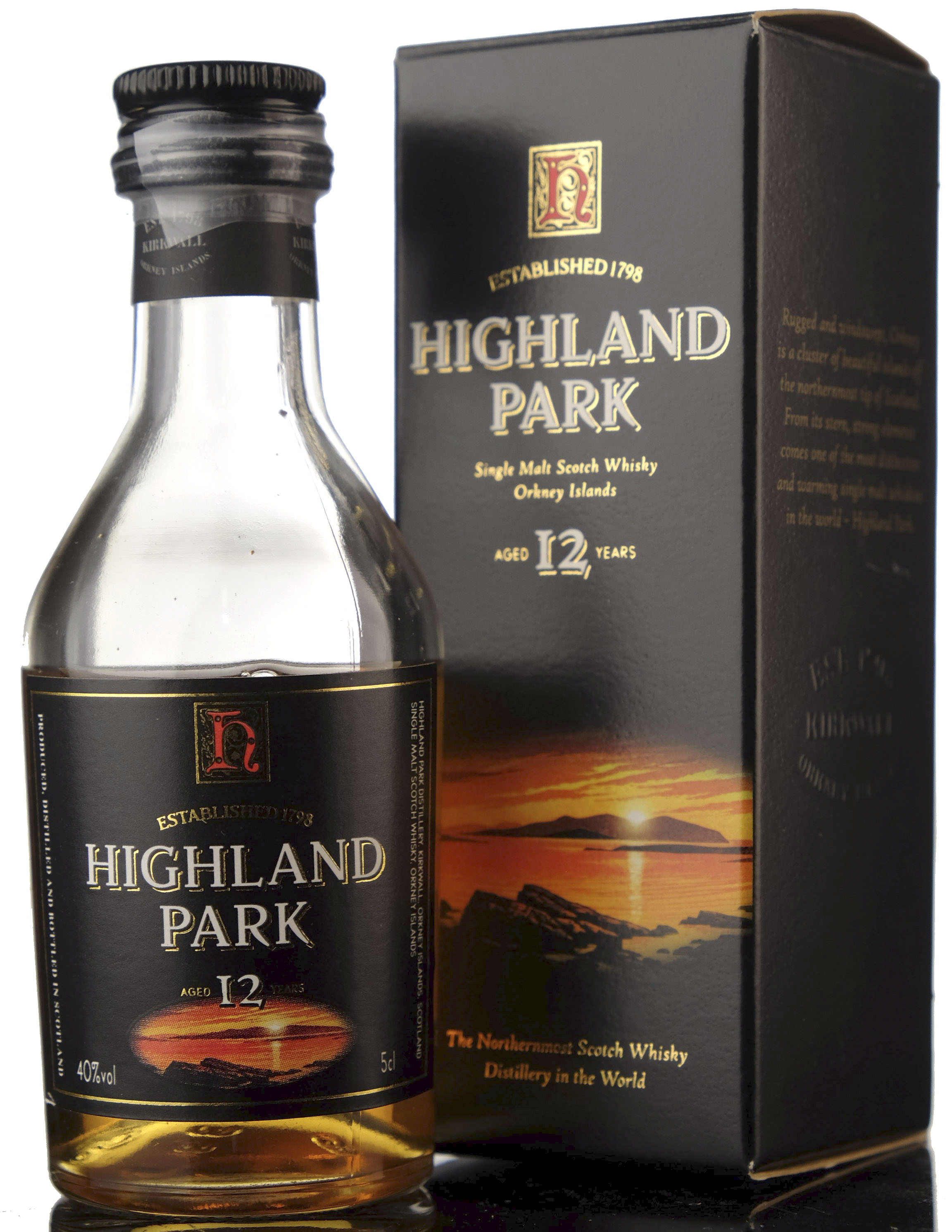 Highland Park 12 Year Old Miniature