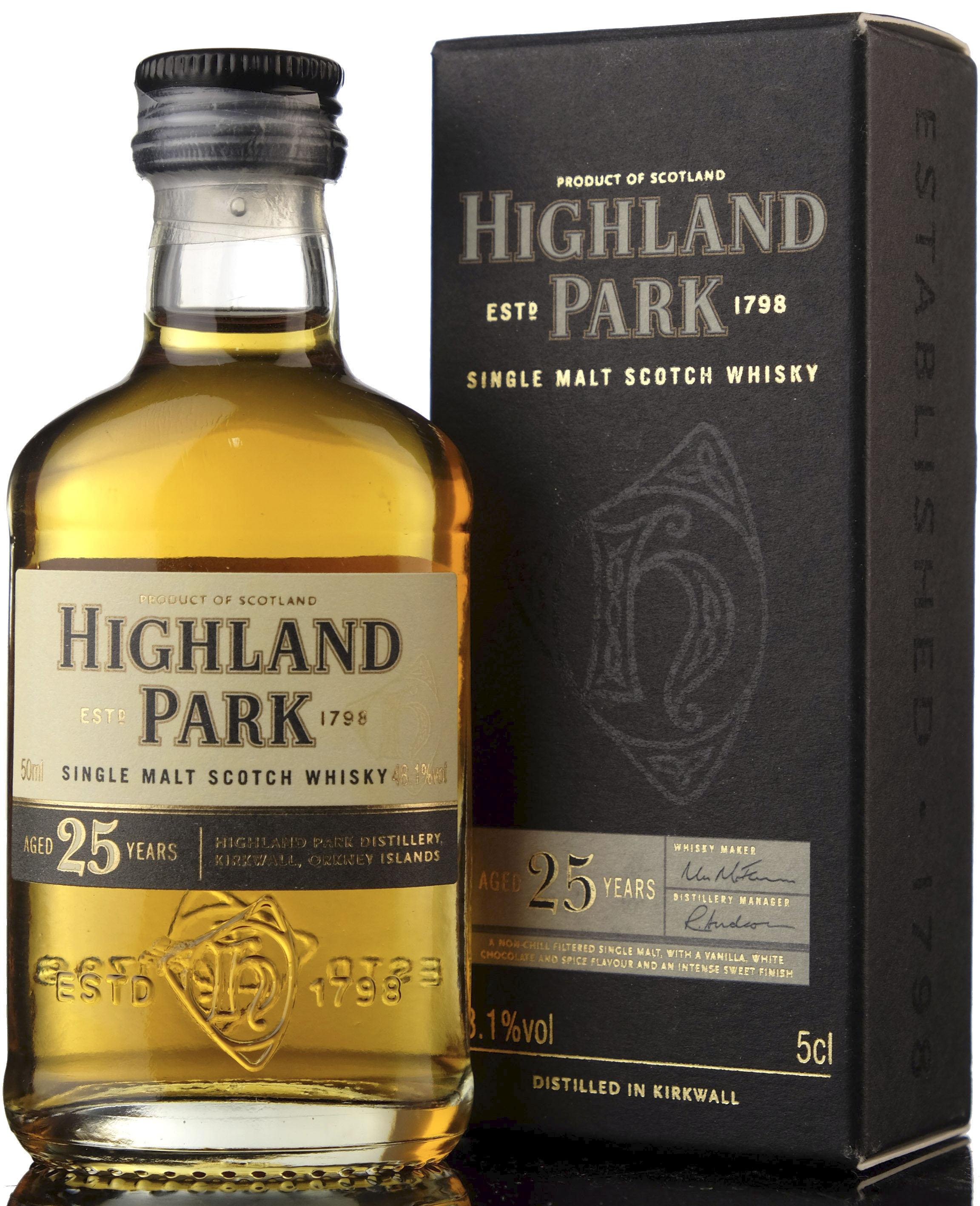 Highland Park 25 Year Old Miniature