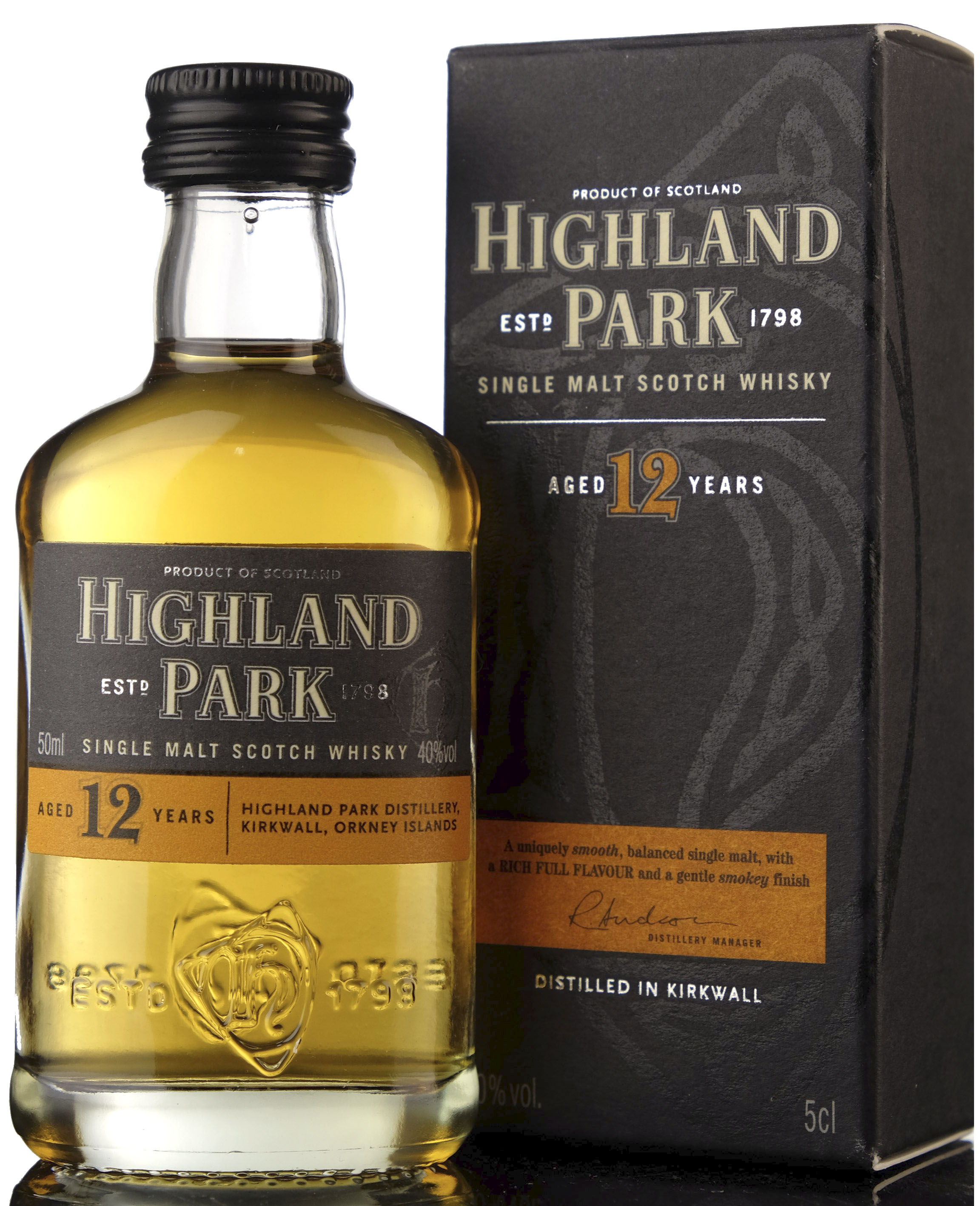 Highland Park 12 Year Old Miniature