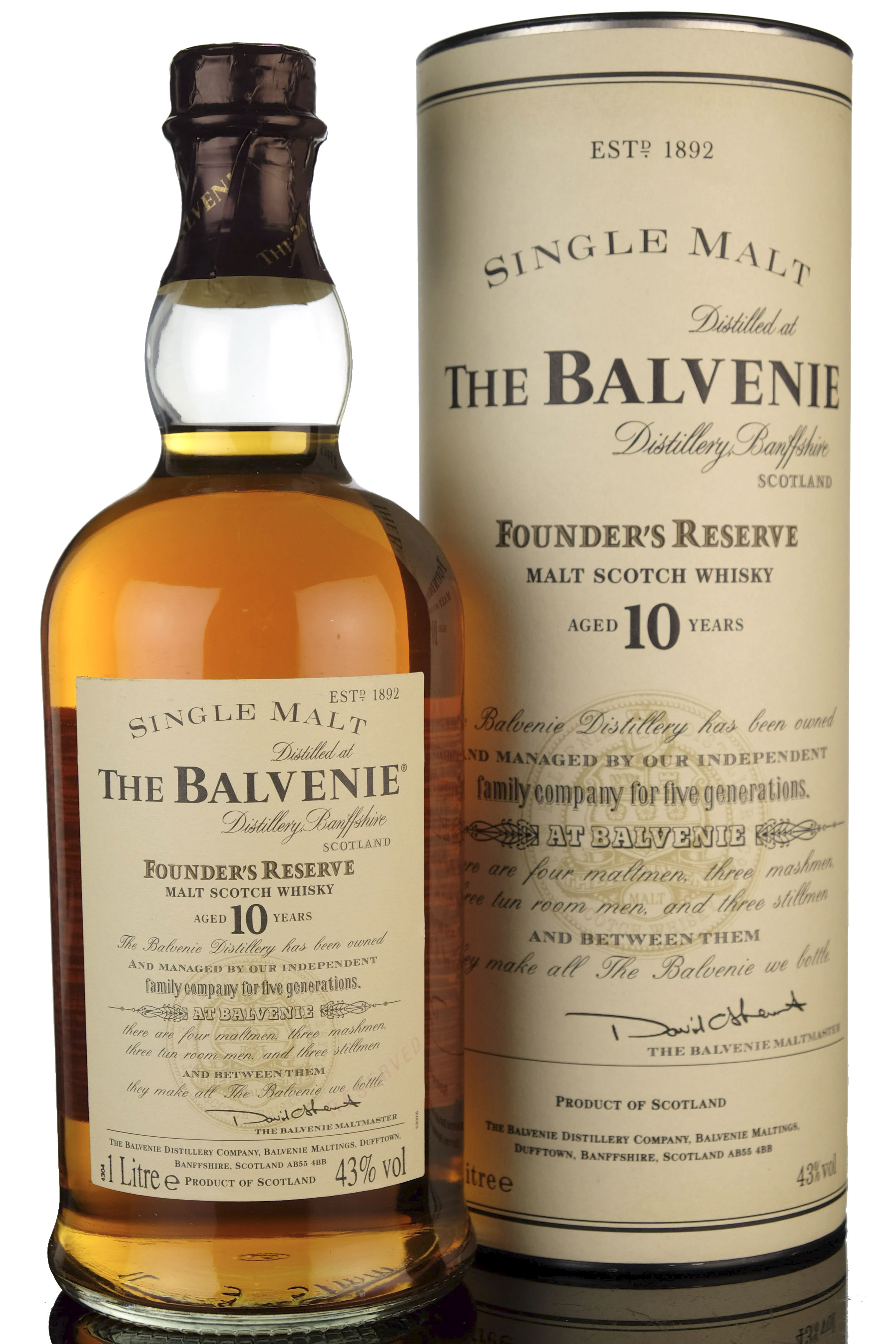 Balvenie 10 Year Old - Founders Reserve - 1 Litre
