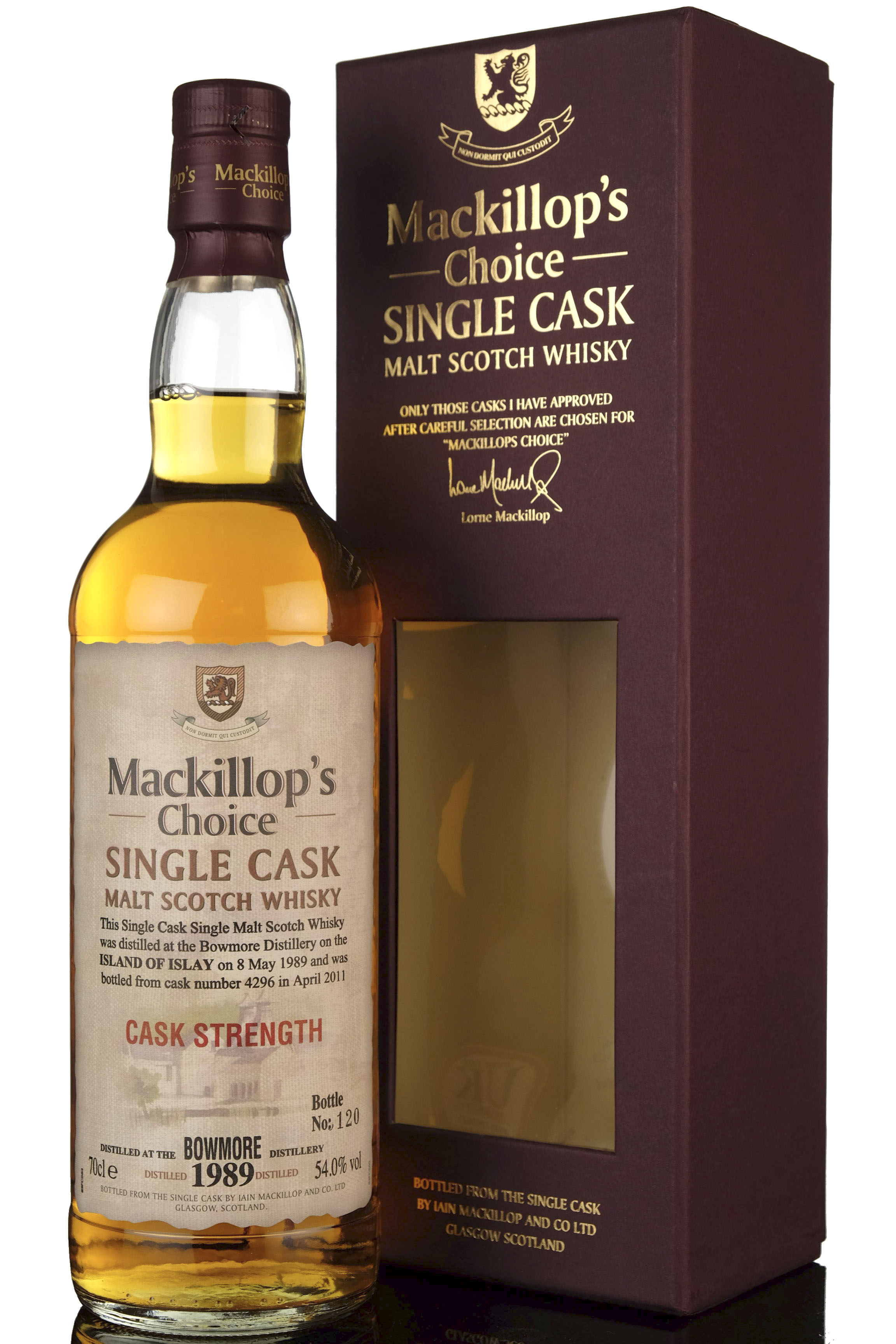 Bowmore 19892011  Mackillops Choice